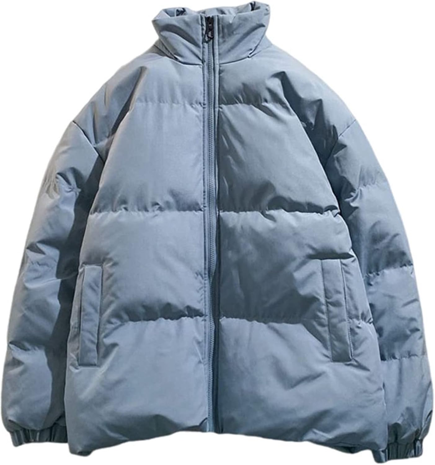 【全店通用25％OFFクーポン】ダウンコート　中綿ジャケット　メンズ　真冬対応　カジュアル　アウトドア　通勤　通学　冬服　厚手　あったか　防風防寒　ショート丈　スタンドカラー　お洒落　無地　カッコイイ　ゆったり　大きめ｜大森麗萱 7,601円
