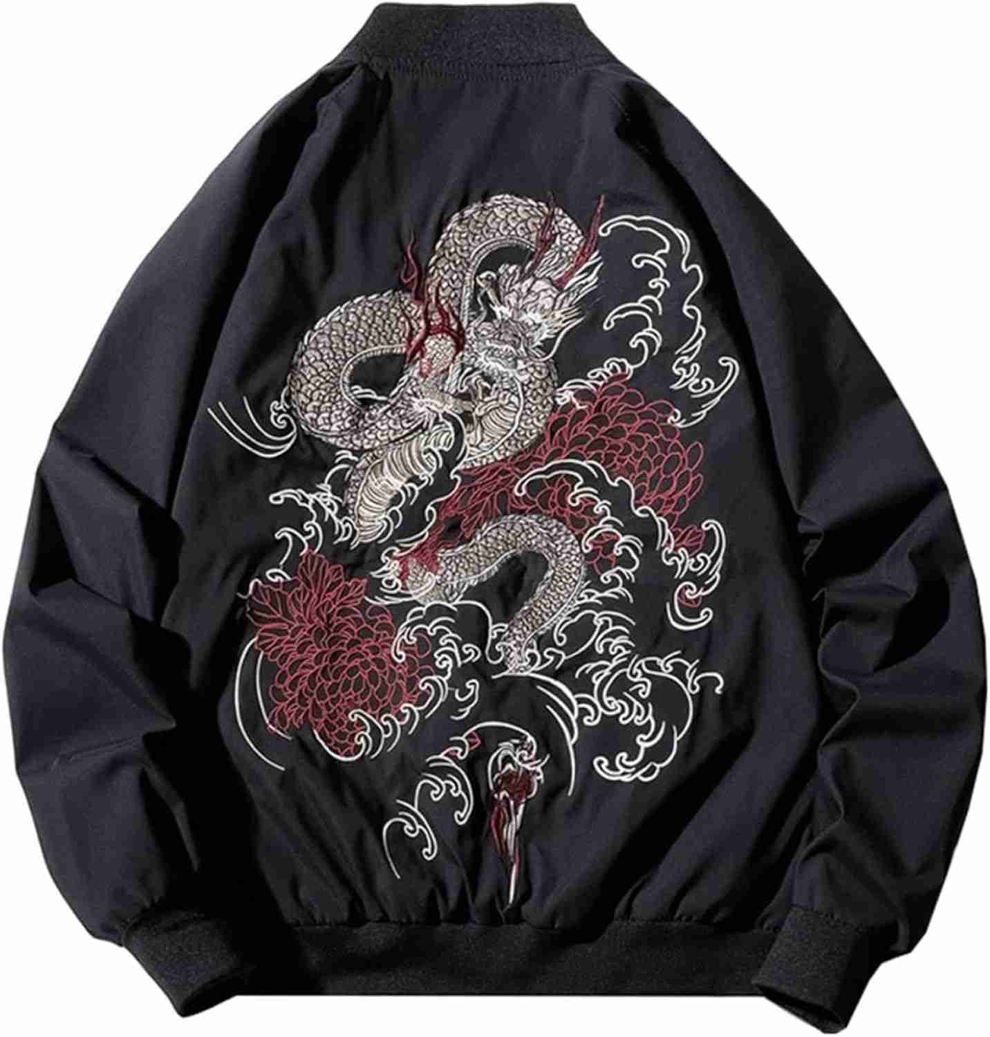 スカジャン メンズ ジャケット 刺繍 男女兼用 大きいサイズ ゆったり カジュアル オシャレ 人気 スタジャン スタジアムジャンパー ブルゾン バイク ジャンパー トップス 防風 防寒 春 秋 冬服|大森麗萱