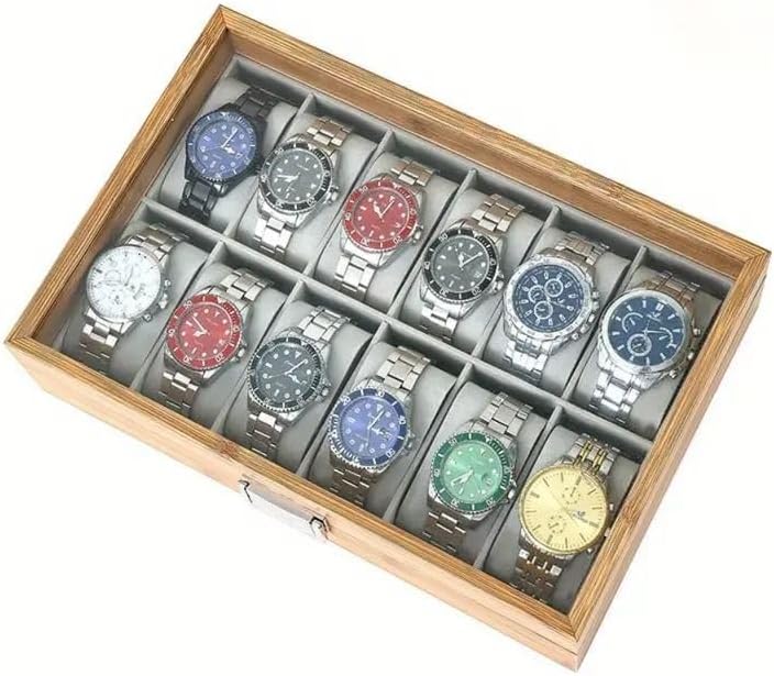 【全店通用25％OFFクーポン】腕時計ケース 木製 コレクションケース アクセサリー 収納 腕時計収納ボックス ディスプレイケース 高級 鑑賞用 ギフト｜大森麗萱