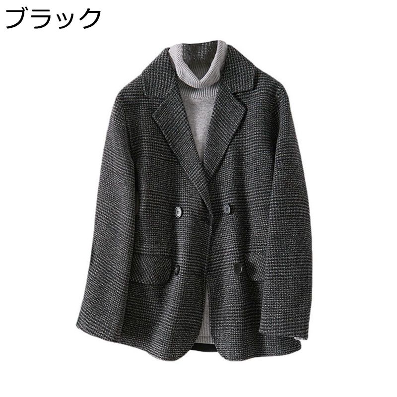 【今日このごろ制限事項、超買得30％OFF引き換え証、2度潮合い皆無】レディース チェスターコート 遊撃手丈 読み合わせる柄 年月 あったか 防風 防寒 アウター 羊毛厚地の外套 テーラード ダブル名取り草 着飾る 上衣 影ぼうし 奥ゆかしい 御役目 会う約束 カジュア