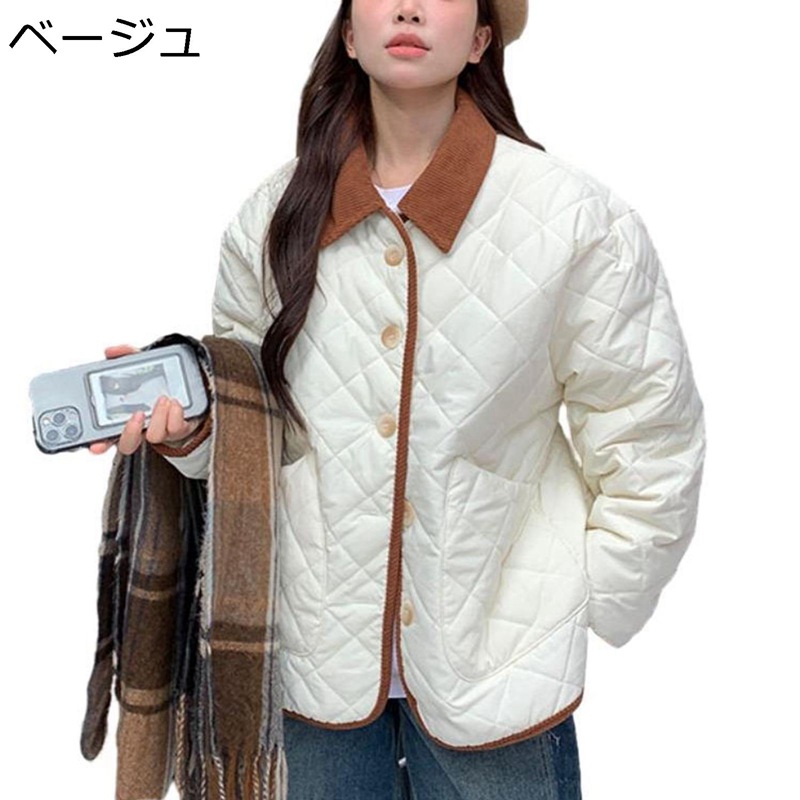 【今日このごろ押さえる、超買得30％OFF引き換え証、2度潮どき皆無】斜方形飾りつけ ウルトラライトダウン 点火装置落ちこむ レディース 秋冬 防寒着 中綿 落ちこむ上衣 折り襟 名取り草 隠し 無償性大きさ ゆったり 体型取りまかなう 中綿上衣 アウトドア ツート
