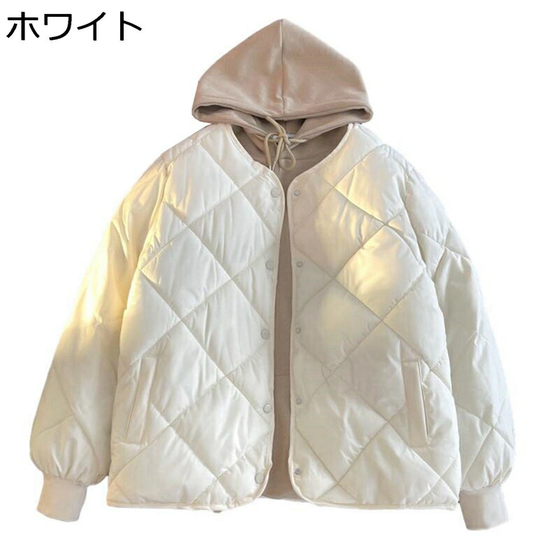 【今日このごろ押さえる、超買得30％OFF引き換え証、2度潮どき皆無】落ちこむ上衣 点火装置落ちこむ 中綿上衣 レディース 大学生 秋 冬 防風 防寒服 軽さ 落ちこむ厚地の外套 否色つや 隠し 名取り草 大層らしい ゆったり 細身成り行き ウルトラライトダウン 無地