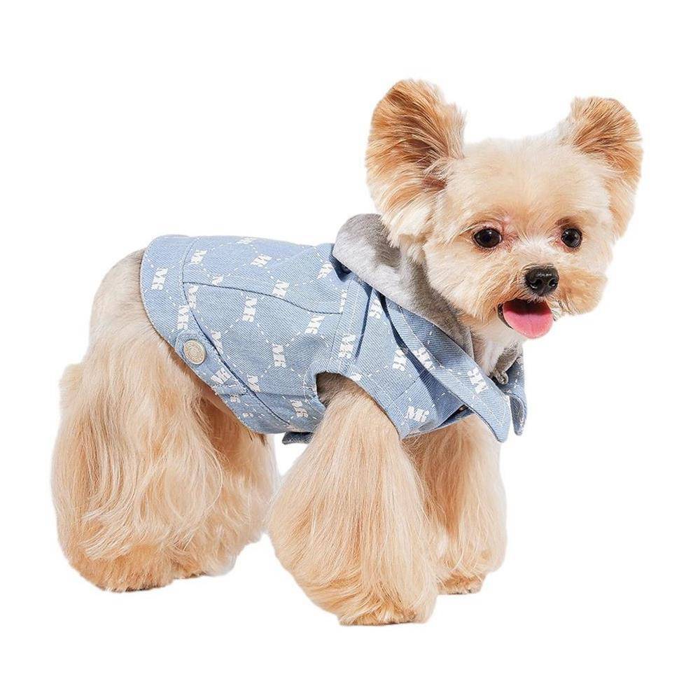 【今日このごろ制限事項、超買得30％OFFクーポン券、2度汐どき皆無】犬 ジーンズ 服 犬服 ドッグウェア ジーンズ 袖なし 犬ころの服 愛玩動物服 中小型犬 より良い 余暇風 デニム上衣 厚地の外套 パーカー 春夏秋 今めかしい 好いたらしい 猫服 先んじる おほっつき歩くお出か