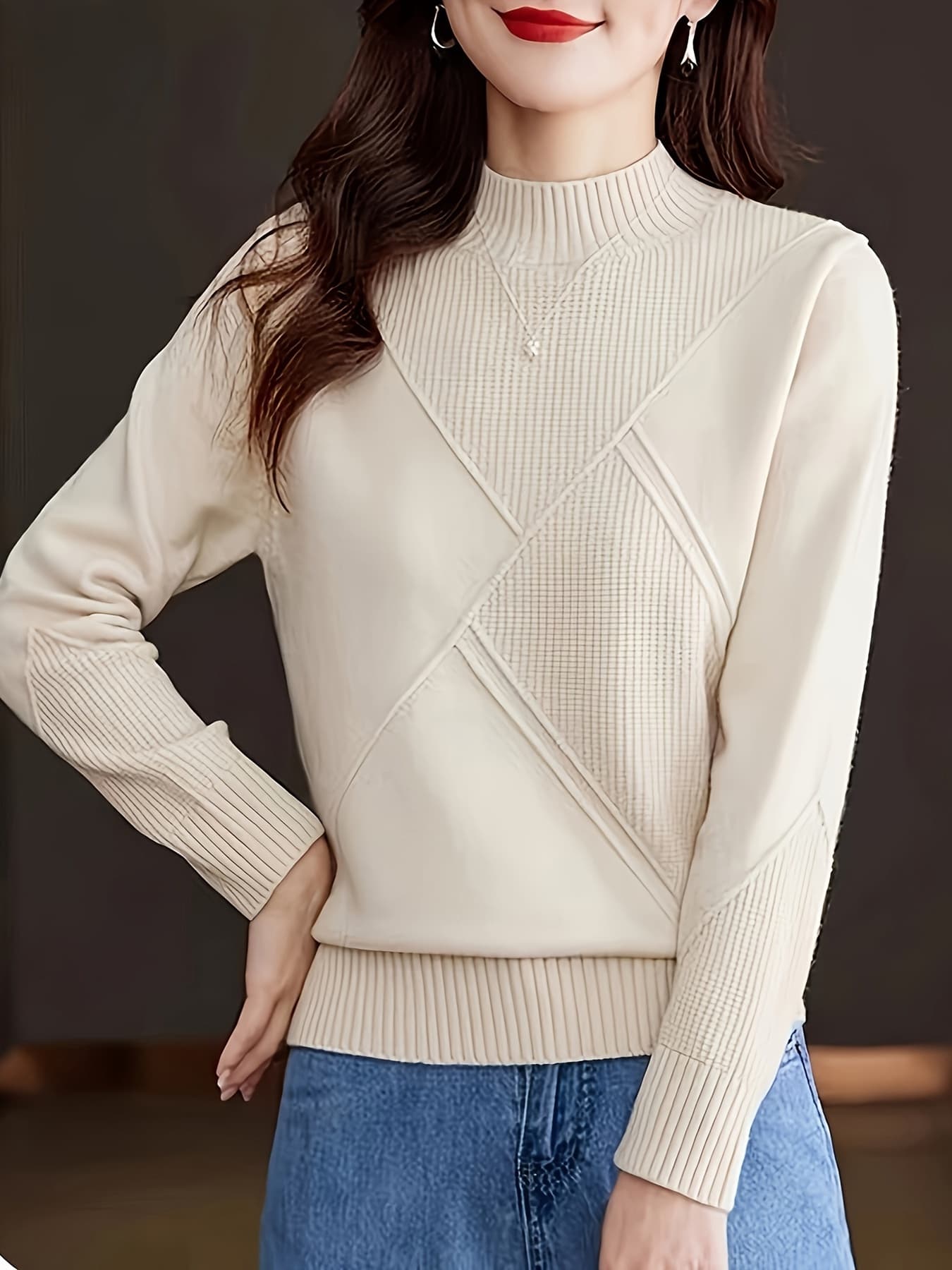 【今日このごろ押さえる、超買得30％OFFクーポン券、2度汐合い絶無】【25%OFFクーポン券あり】編み物 スウェーター レディース
