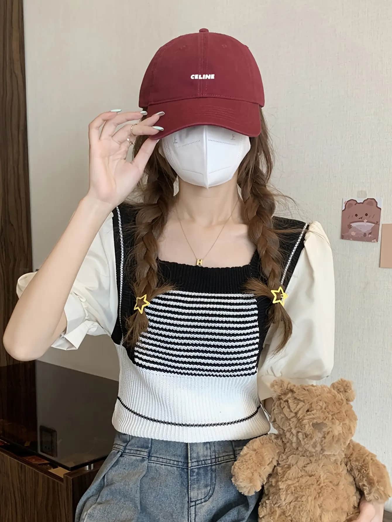 【今日このごろ押さえる、超買得30％OFF引き換え証、2度潮どき皆無】朱夏編み物 レディース トップス 半袖 真四角のど首 間借り人 柄 音の大きさ袖 異原料品 うつり変わり カットソー ティーシャツ バイ色つや 5分袖 二の腕取りまかなう 着痩せ 細見せかけ 体型取りまかなう