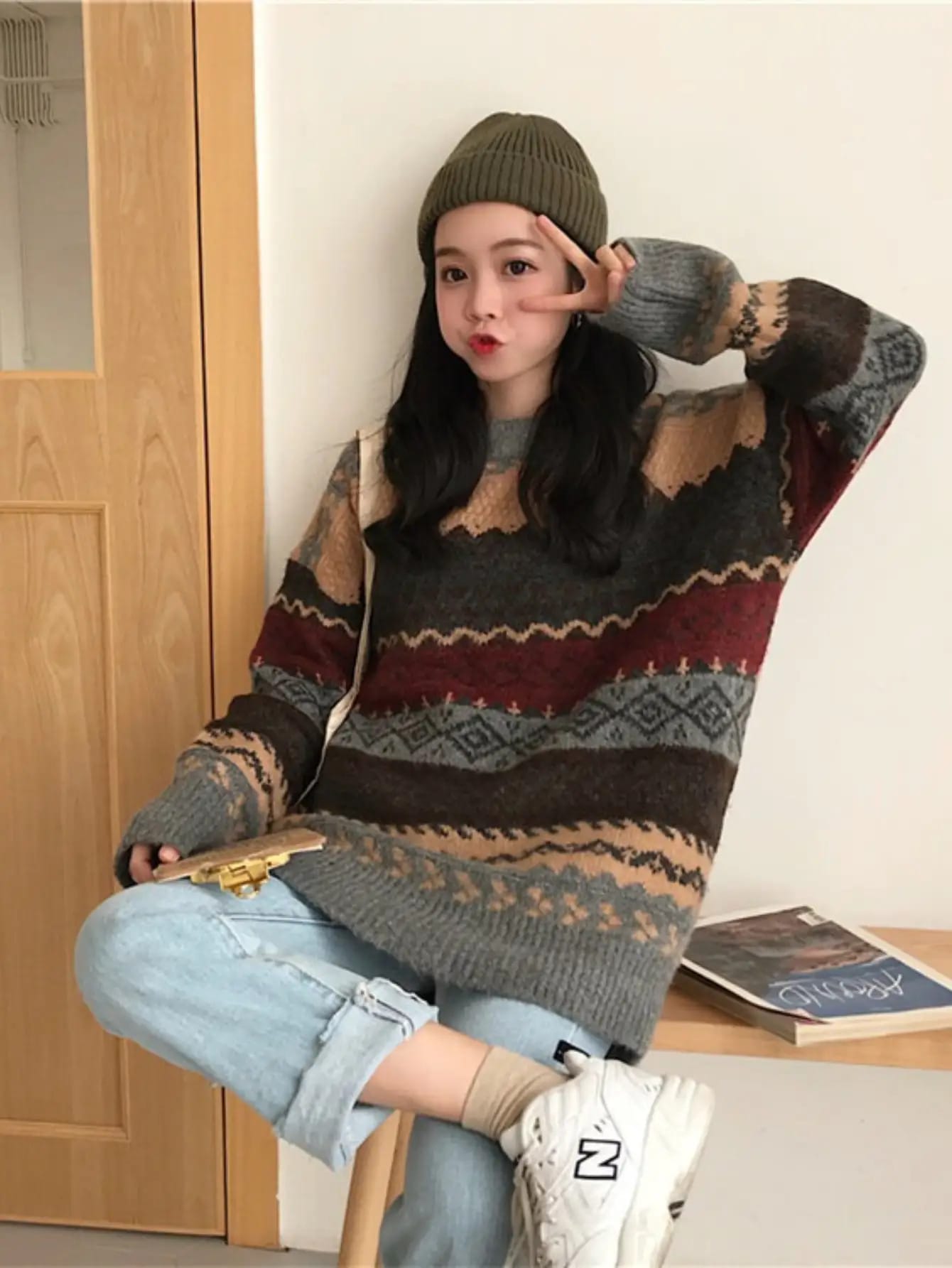 【全店30％OFFクーポンがあり】ニット セーター レディース 長袖｜大森麗萱 8,184円