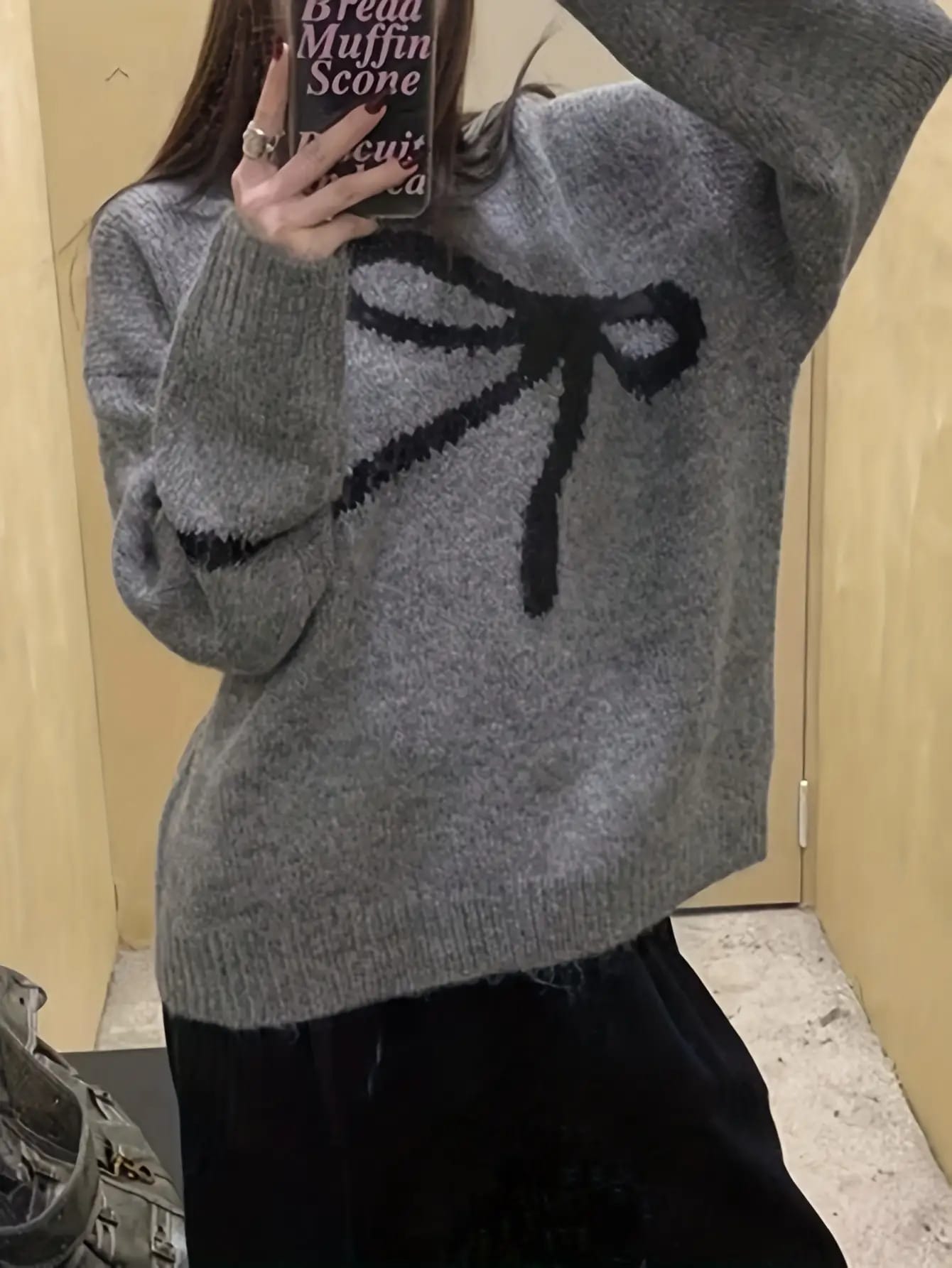 【全店30％OFF引き換え証】【成年者好いたらしいシュロの葉主題】編み物 スウェーター レディース トップス 長袖 労働者の一団のど首 丸首 ティーシャツ ビッグ影ぼうし 厚地の外套大きさ ゆったり 体型押しかぶせる 着痩せ 割れ易い押し出し もっちり パステル色の チクチクしない 生あたたかい