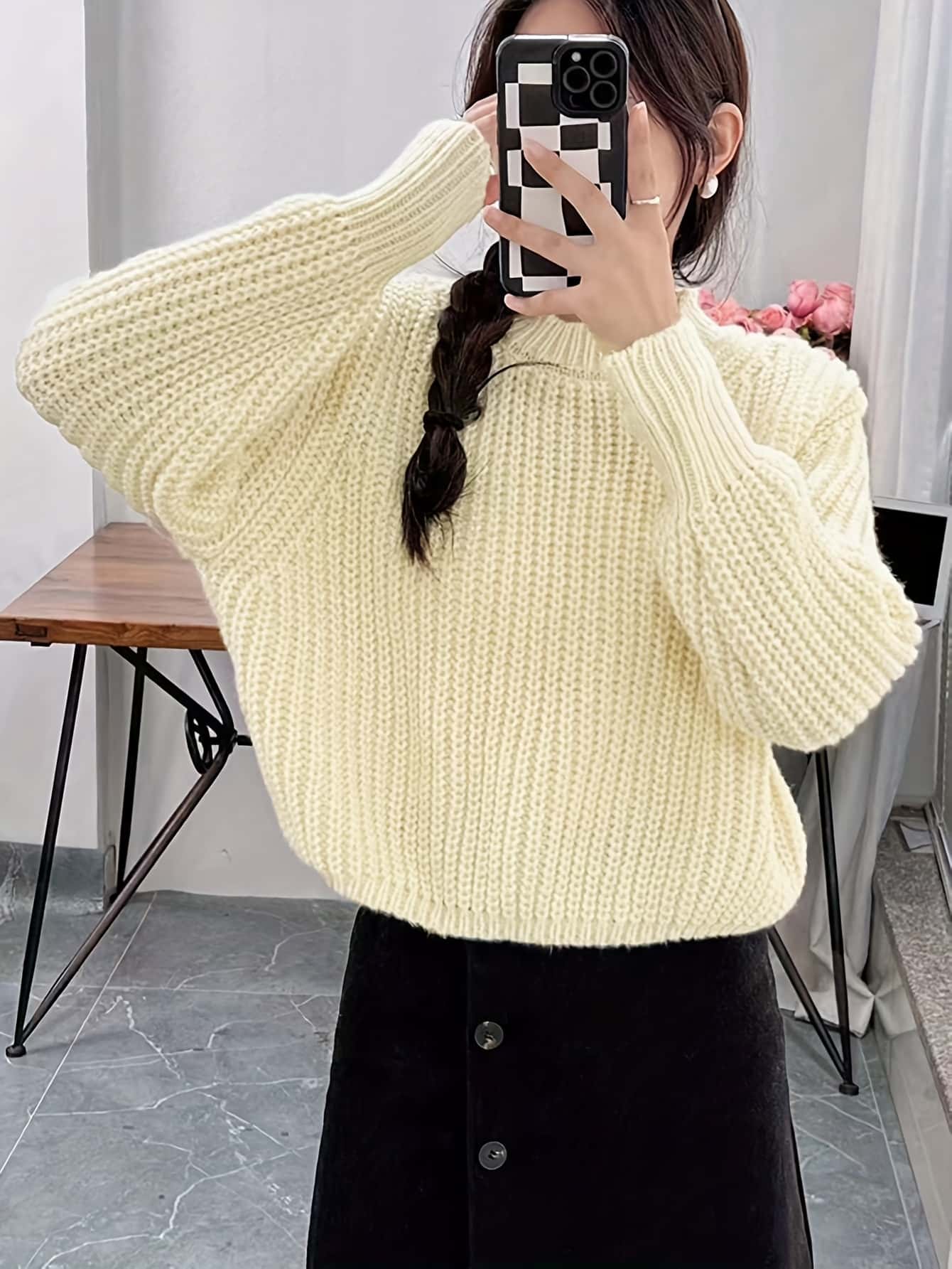 【全店30％OFF引き換え証】【25%OFF引き換え証あり】編み物 スウェーター レディース