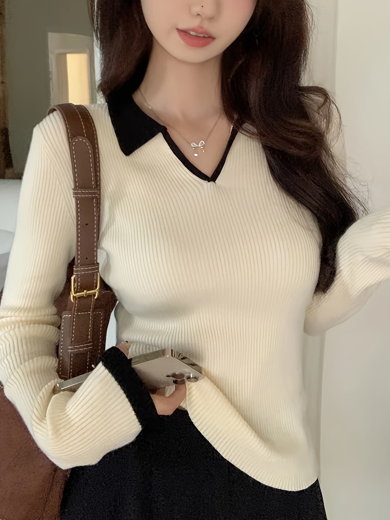 【全店30％OFF引き換え証】【25%OFF引き換え証あり】編み物 スウェーター レディース