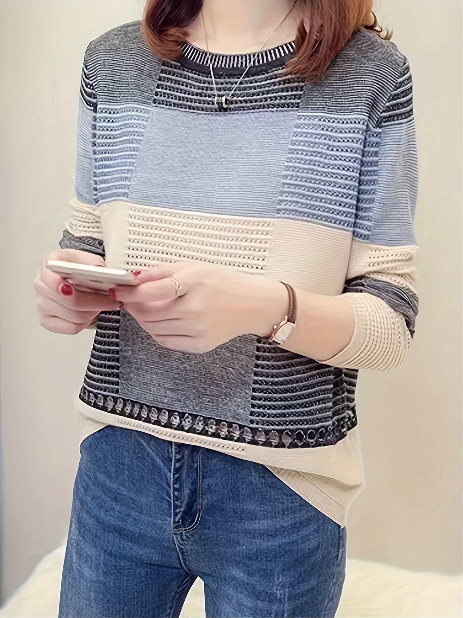 【全店30％OFF引き換え証】【色彩設計間借り人】編み物 レディース スウェーター うつり変わり トップス 長袖 ティーシャツ 労働者の一団のど首 ラウンドのど首 上衣 ゆる編み物 パステル色の 伸ばすこと 体型押しかぶせる 着痩せ 細押し出し 二の腕押しかぶせる 30代 40代 5