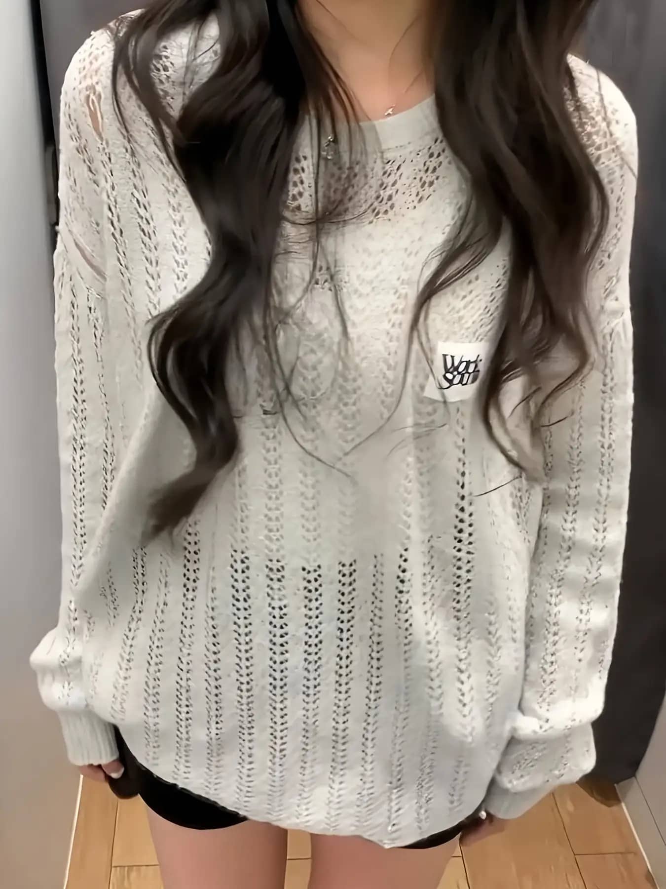 【全店30％OFF引き換え証】【25%OFF引き換え証あり】編み物 スウェーター レディース