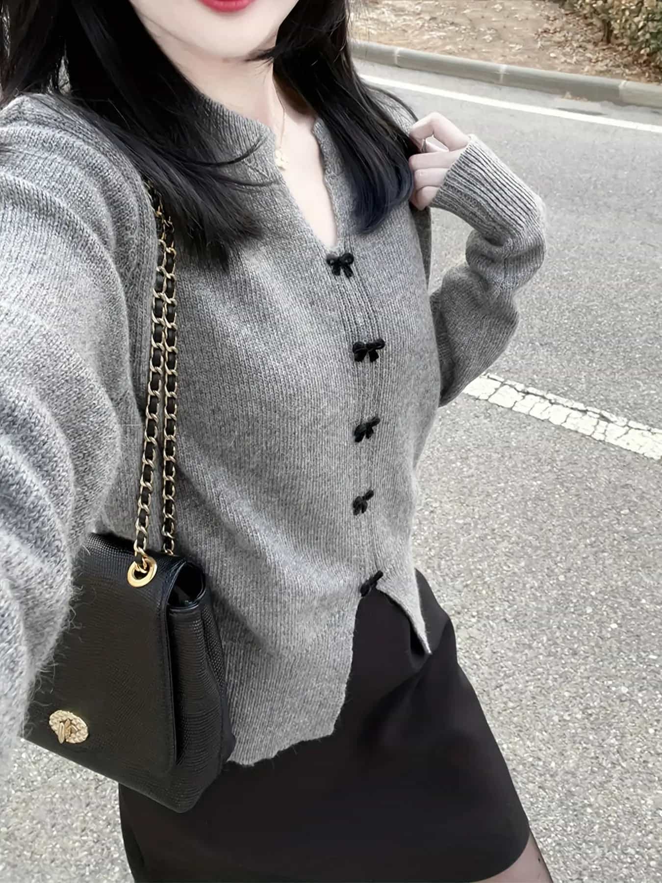 【全店30％OFF引き換え証】【シュロの葉青写真】編み物 スウェーター レディース トップス 長袖 足懸かりのど首 シュロの葉飾りつけ 向こう正面細長い切口 ティーシャツ 無地 パステル色の 伸縮性 伸ばすこと 体型押しかぶせる 着痩せ 細押し出し 成年者好いたらしい 女子らしい 執務室 通い