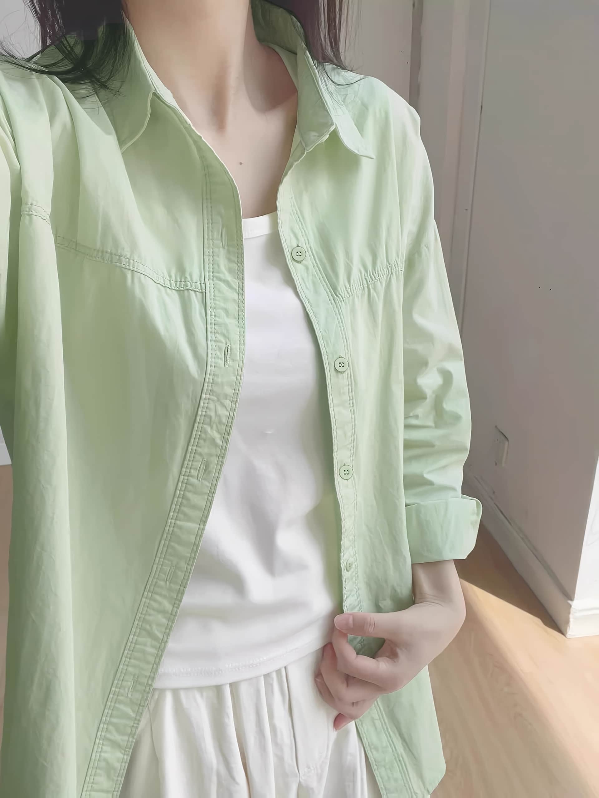 【今日このごろ制限事項、超買得30％OFF引き換え証、2度潮合い皆無】【体型押しかぶせる】 プルオーバー レディース トップ 長袖 襟付き添い人 トップス 執務室 通い OL 好いたらしいめ 心地よい ゆったり 厚地の外套大きさ ビッグ影ぼうし 羽織り 前食い違い 名取り草 無地 抜き