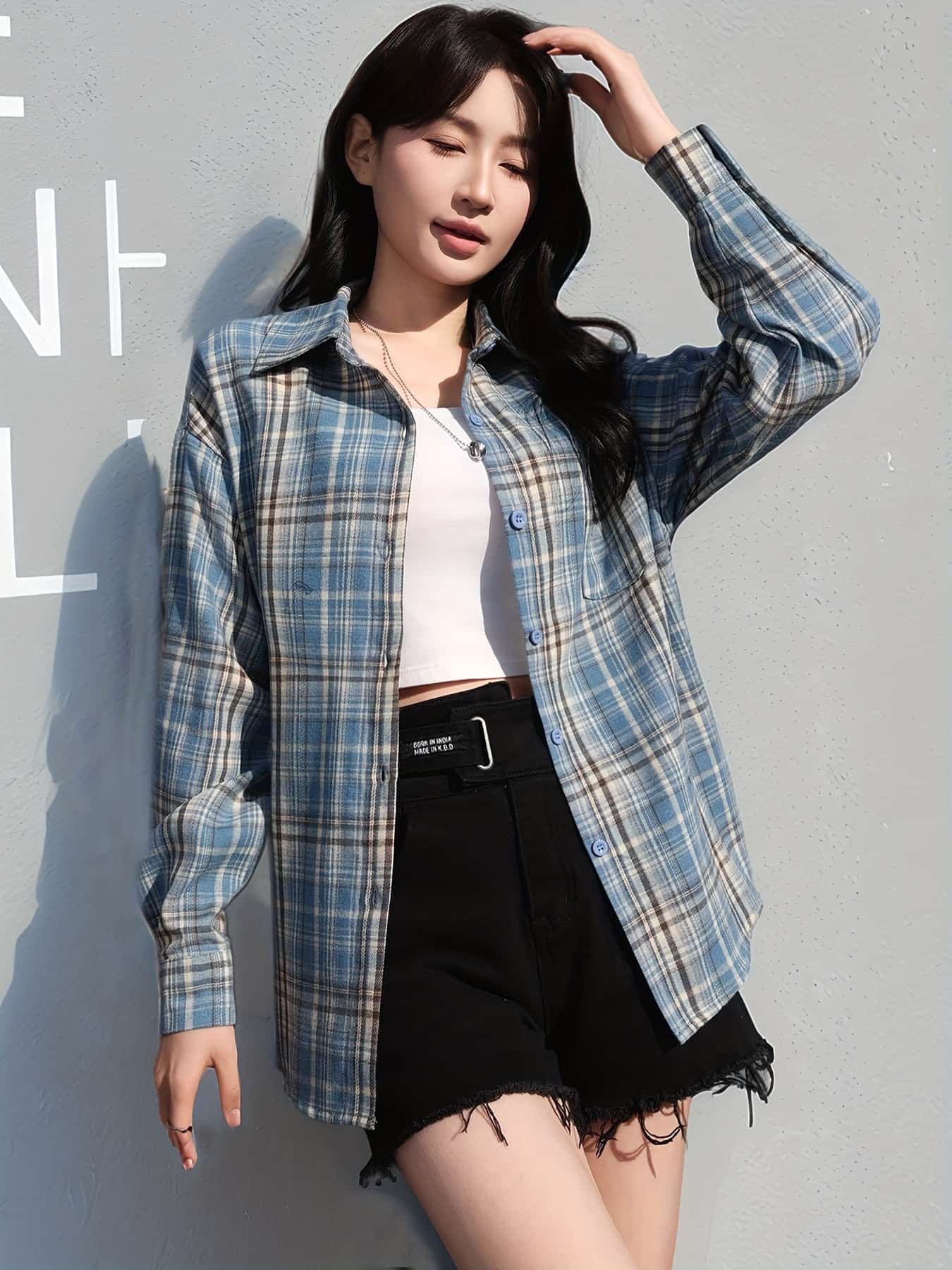 【全店30％OFF引き換え証】【レトロチェック】チェックシャツレディース長袖ブラウストップスオーバーサイズビッグシルエットゆったりフランネルプルオーバー風襟付き添い人名取り草読み合わせる柄羽織りプルオーバートップ体型押しかぶせる着痩せ割れ易い押し出し年月冬心地よい好いたらしいめ執務室通い通学おっ母さん