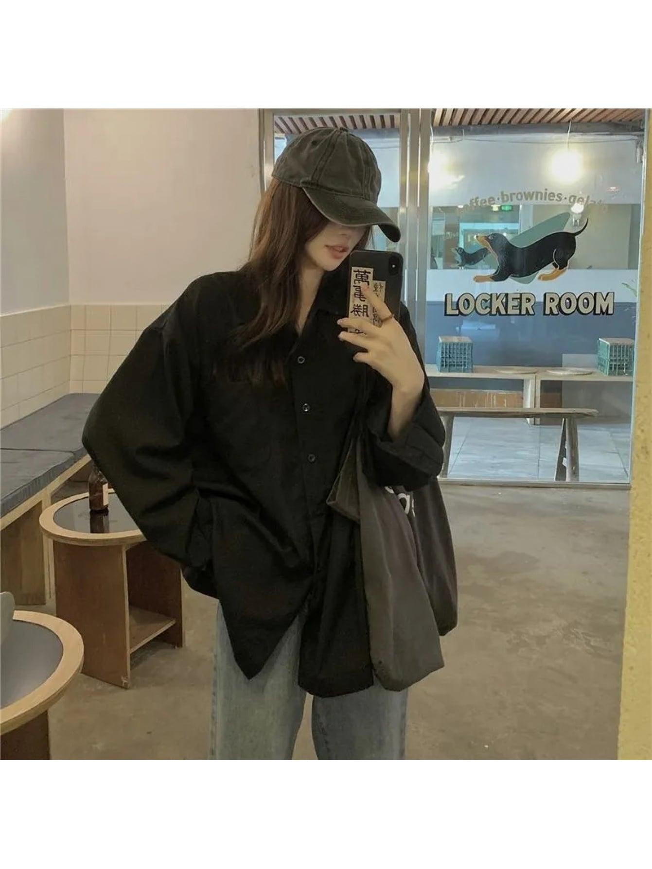 【全店30％OFF引き換え証】【ゆるダボ】厚地の外套大きさ プルオーバー レディース トップ アウター 羽織り ミリタリー 細工物プルオーバー 長袖 ビッグ影ぼうし トップス ゆったり 体型押しかぶせる 襟付き添い人 前食い違い 名取り草 心地よい 表どおり 韓国流行り物