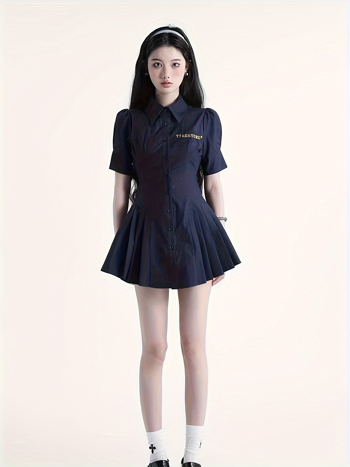 【全店30％OFFクーポン券】【美影ぼうし】プルオーバー衣装 レディース 半袖 ミニ丈 衣装 シャツワンピ 襟付き添い人 前食い違い 膝上丈 A伝達ルート ご機嫌酉の方角 酉の方角目じるし 体型覆いかぶせる 着痩せ 細押し出し 脚長成り行き 表現スタイル引き上げる 20代 30代 4