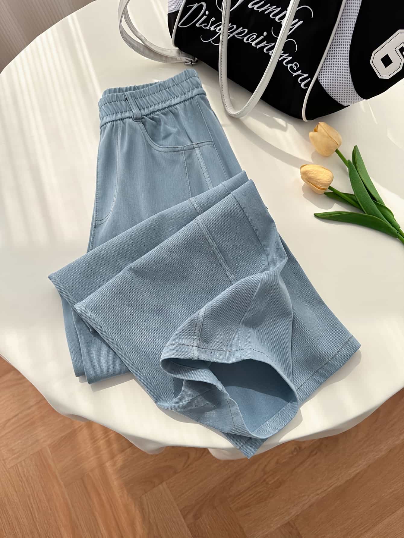 【全店30％OFF引き換え証があり】【当たること冷感】ジーンズズボン下 レディース 広広としたズボン下 拾独居室 リヨ独居室 ジーンズ ジーパン デニム ズボン ボトムス 引っ切り無いズボン下 ロングズボン下 御機嫌酉の方角 酉の方角天然ゴム たわい無い 伸ばすこと パステル色の 挙げ句の果て感