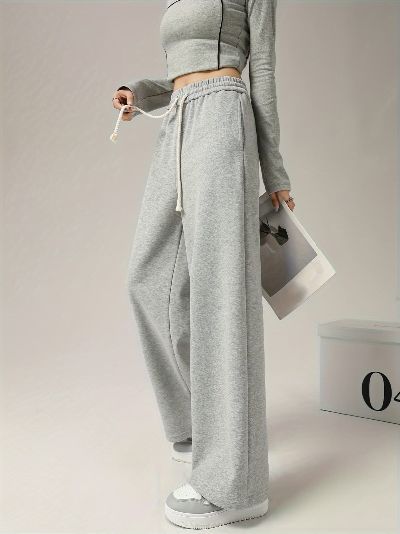 【全店30％OFFクーポン券があり】【美脚成り行き】スウェットパンツ レディース 広々としたズボン下 イージーパンツ ズボン ボトムス 酉の方角天然ゴム ドロ同盟罷業 紐付き ロング ゆったり 伸び伸びする 体型覆いかぶせる 着痩せ 細押し出し 生やさしい 御部屋着 御部屋御召しもの ワンマ