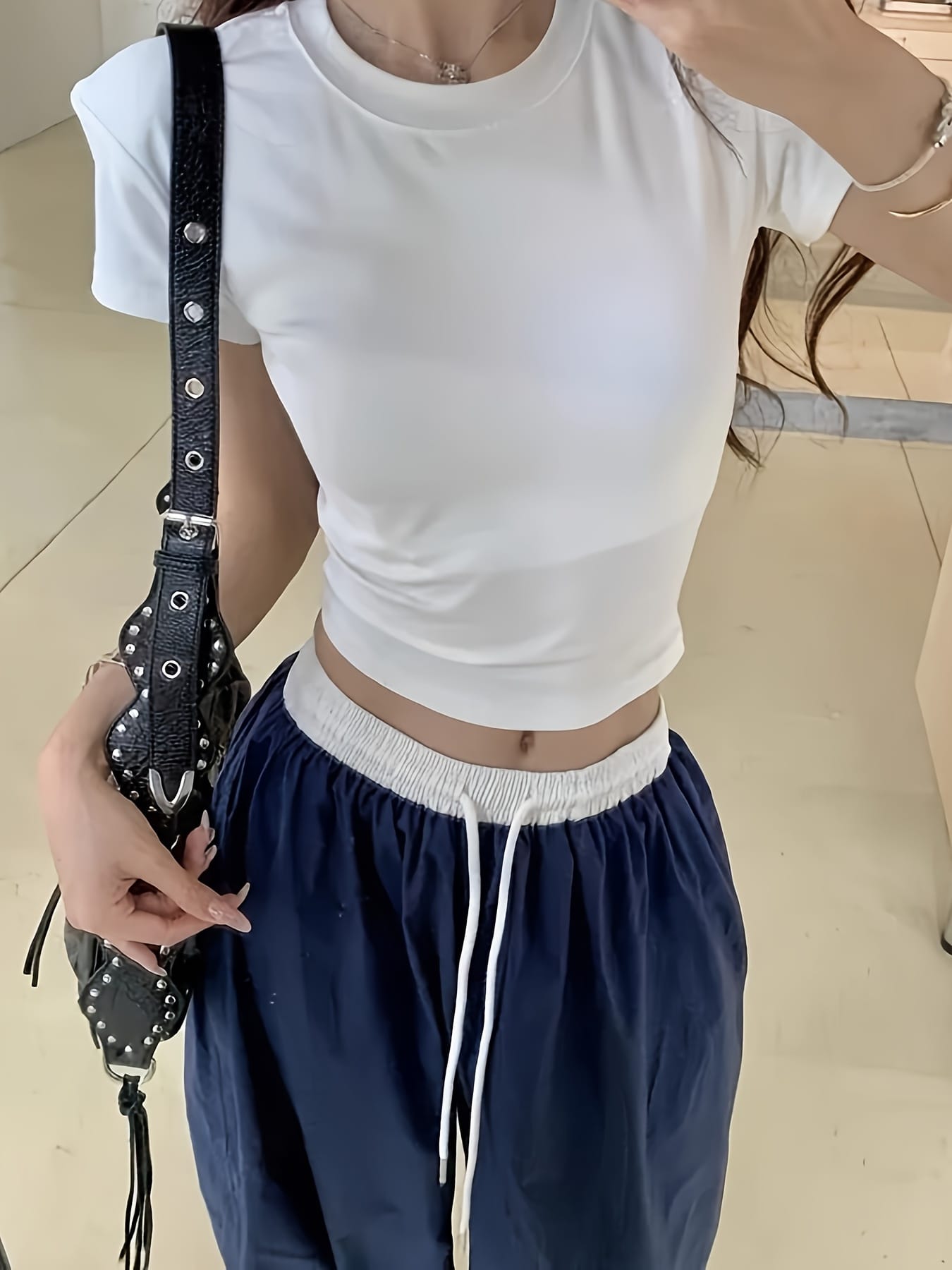 【全店30％OFF引き換え証】【色彩設計青写真】 広広としたズボン下 レディース 御機嫌酉の方角 酉の方角天然ゴム ドロ同盟罷工 紐 ズボン ボトムス ロングズボン下 イージーパンツ ガウチョ ゆったり 体型押しかぶせる 着痩せ 脚長 美脚 細押し出し スポーティ 表どおり 韓国