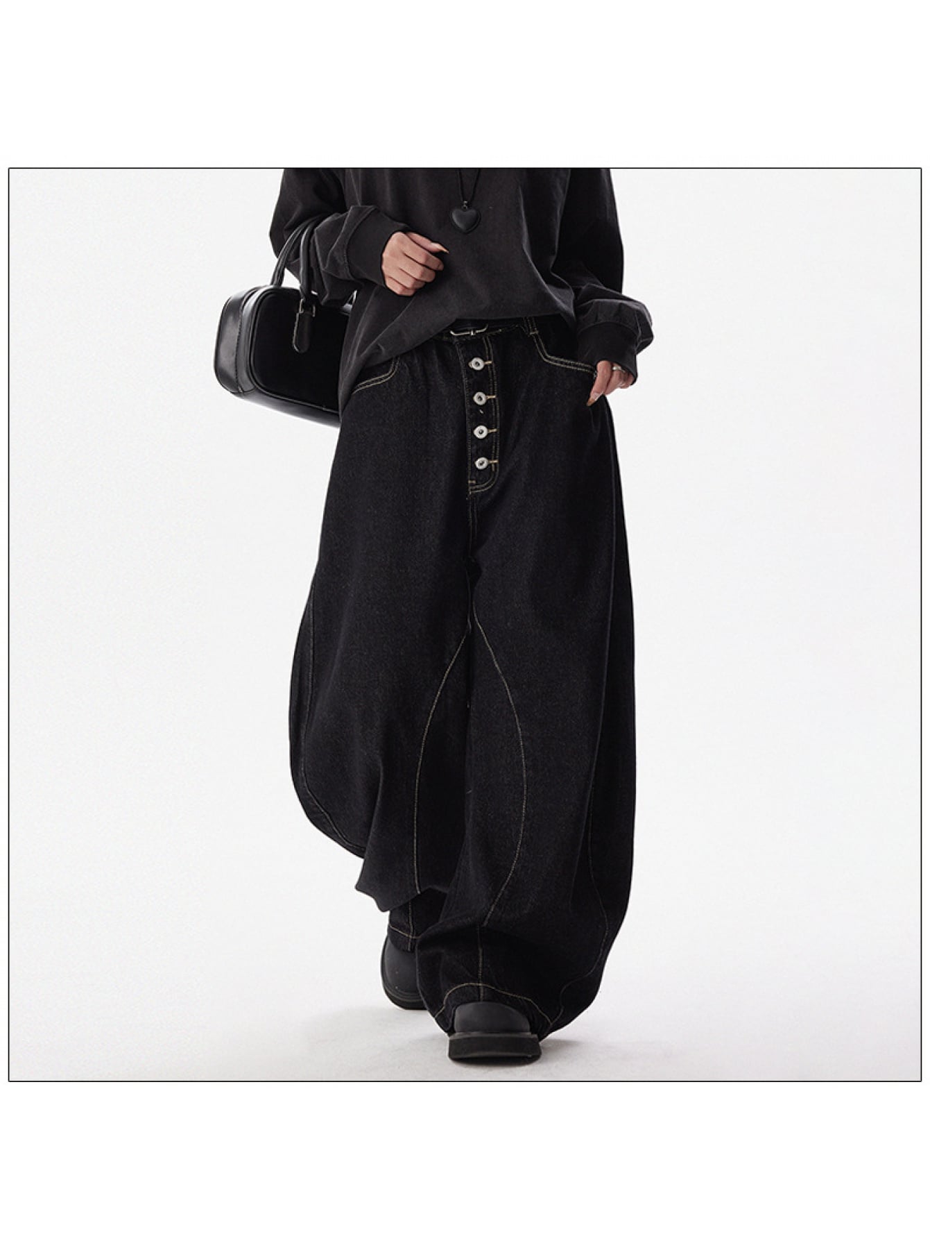 【全店30％OFF引き換え証】【名取り草飛球】デニムパンツワイドパンツレディースジーンズジーパンズボンボトムスヴィンテージ風アメカジストリート系ゆったり体型押しかぶせる着痩せ脚長美脚バギーパンツウォッシュ産業気が大きいサイズカジュアルユニセックスモード系青写真