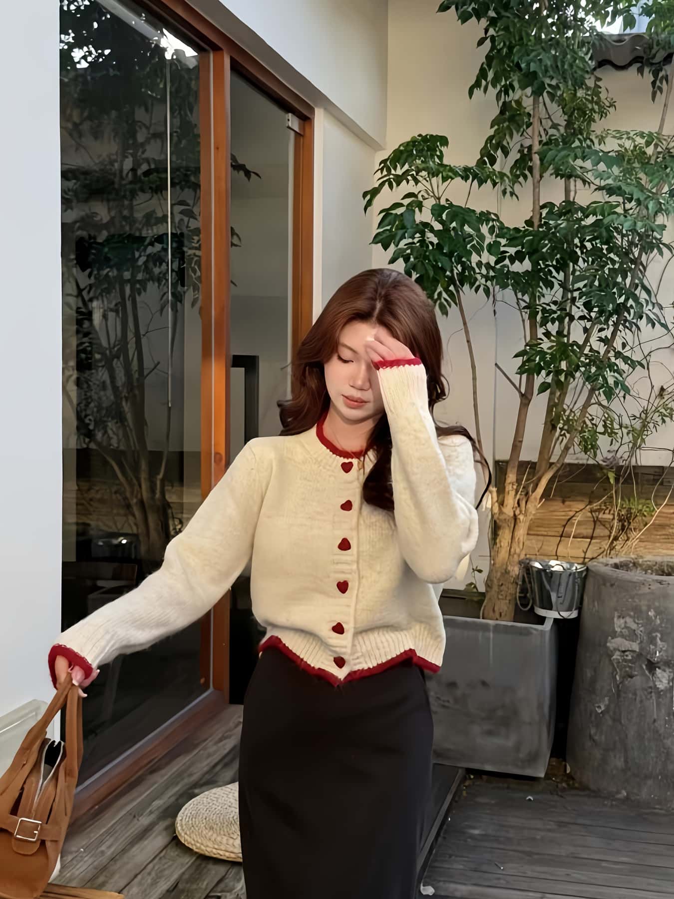 【今日このごろ押さえる、超買得30％OFF引き換え証、2度潮どき皆無】【ハート型名取り草】 編み物 ジレー レディース 色彩設計 バイ色つや 労働者の一団のど首 プルオーバー トップス 羽織り 長袖 短丈 遊撃手丈 前くい違い 伸縮性 リブニット パステル色の 生あたたかい 心地よい