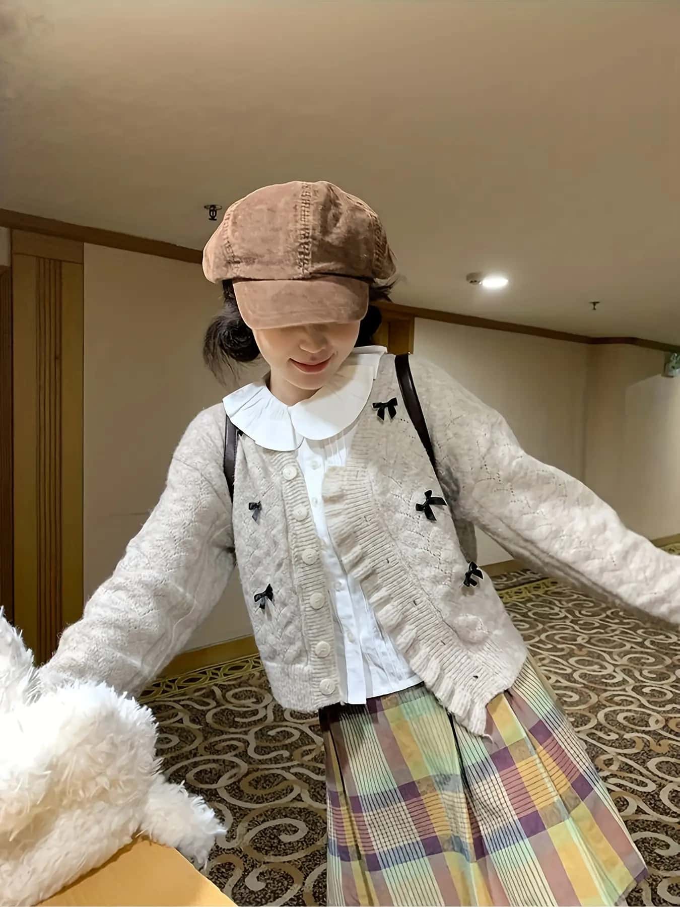 【全店30％OFF引き換え証があり】【成年者好いたらしい】ジレー レディース シュロの葉 編み物 スウェーター トップス 長袖 羽織り 遊撃手丈 前食い違い 名取り草 朦々たる 生あたたかい パステル色の ボレロ ニットカーデ ざっくり編み 労働者の一団のど首 丸首 重ね着 花の冠yd