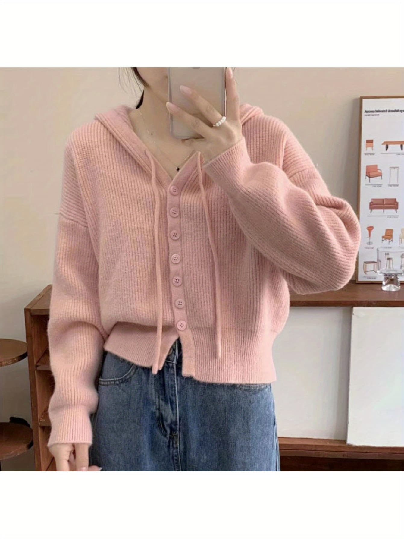 【全店30％OFF引き換え証があり】【成年者好いたらしい】フーディーカーディガン レディース 編み物 パーカー 編み物ジレー 遊撃手丈 トップス 羽織り 前食い違い 畦編み リブニット 長袖 無地 ゆったり 体型押しかぶせる 厚地の外套大きさ 着痩せ 割れ易い押し出し 春