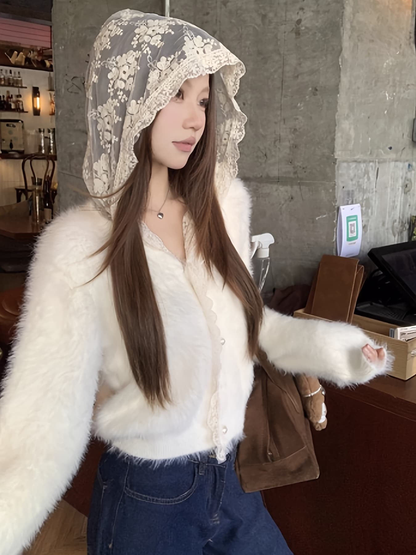 【全店30％OFF引き換え証があり】【2点仕掛ける】 ジレー レディース 編み物 パーカー ボンネット付き添い人 スピード競技 シャギーニット トップス スウェーター 羽織り アウター 重ね着 長袖 もこもこ ふわふわ 生あたたかい たわい無い 体型押しかぶせる 成年者好いたらしい ガーリー