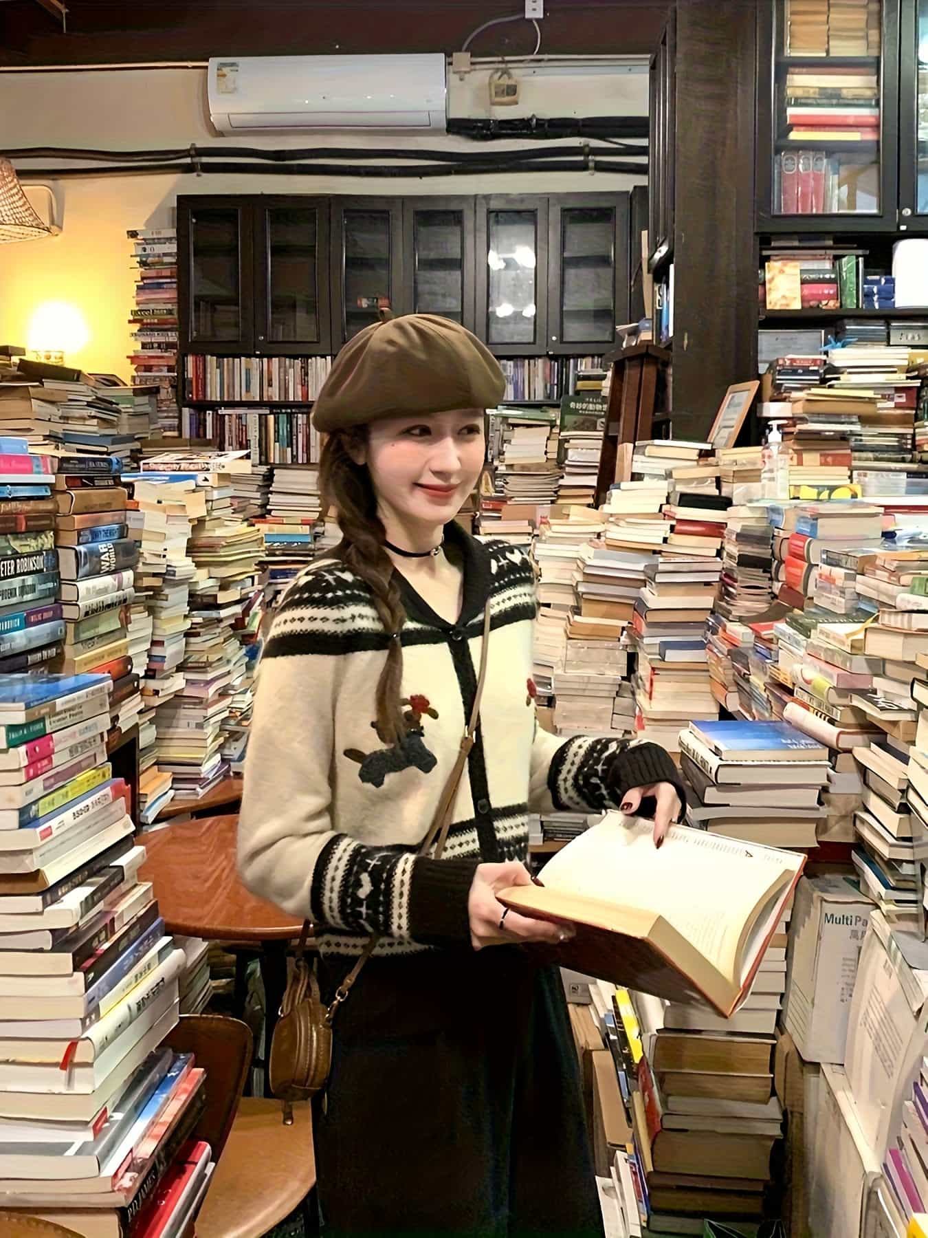 【全店30％OFF引き換え証があり】【クリスマス】 ジレー レディース 編み物 スウェーター フェアアイル柄 ノース柄 ジャかばい立て 犬 秘密捜査員 毛の荒物 トップス 長袖 Ｖのど首 前食い違い 羽織り ゆったり レトロ ヴィンテージ風 成年者好いたらしい カジ