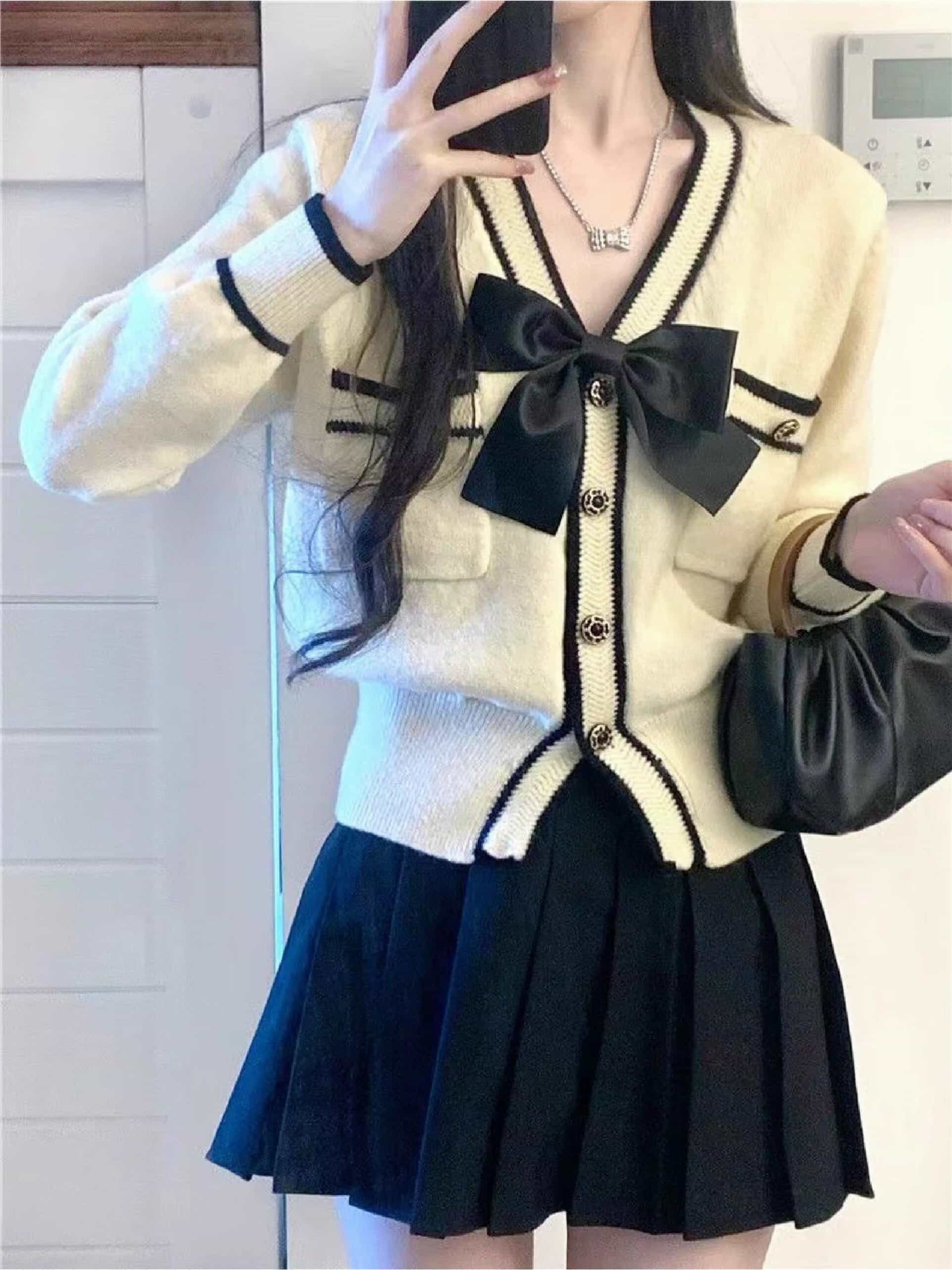 【全店30％OFF引き換え証があり】【ビッグシュロの葉】 ジレー レディース 編み物 色彩設計 Vのど首 バイ色合い スウェーター 羽織り トップス 長袖 前食い違い シュロの葉 パステル色の 伸縮性 ゆったり 体型押しかぶせる 二の腕押しかぶせる 着痩せ 細押し出し フレンチガーリー