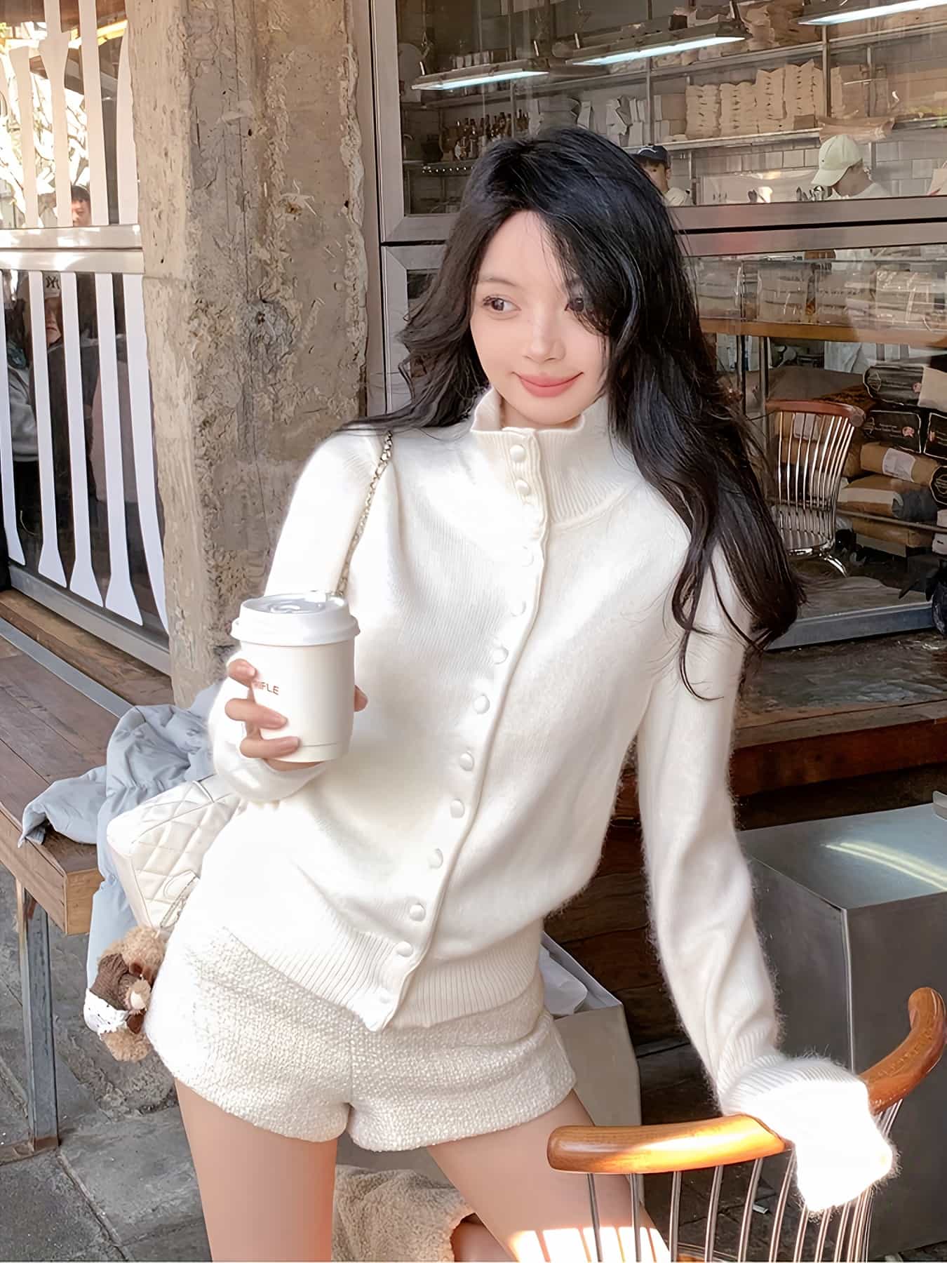 【全店30％OFF引き換え証があり】編み物 スウェーター レディース ハイネック 照明ランプ色合い 前食い違い 名取り草 トップス 長袖 リブニット 無地 ジレー 羽織り 好いたらしいめ 成年者好いたらしい 韓国風 流行り物 きつい 細押し出し 着痩せ 体型押しかぶせる 秋冬