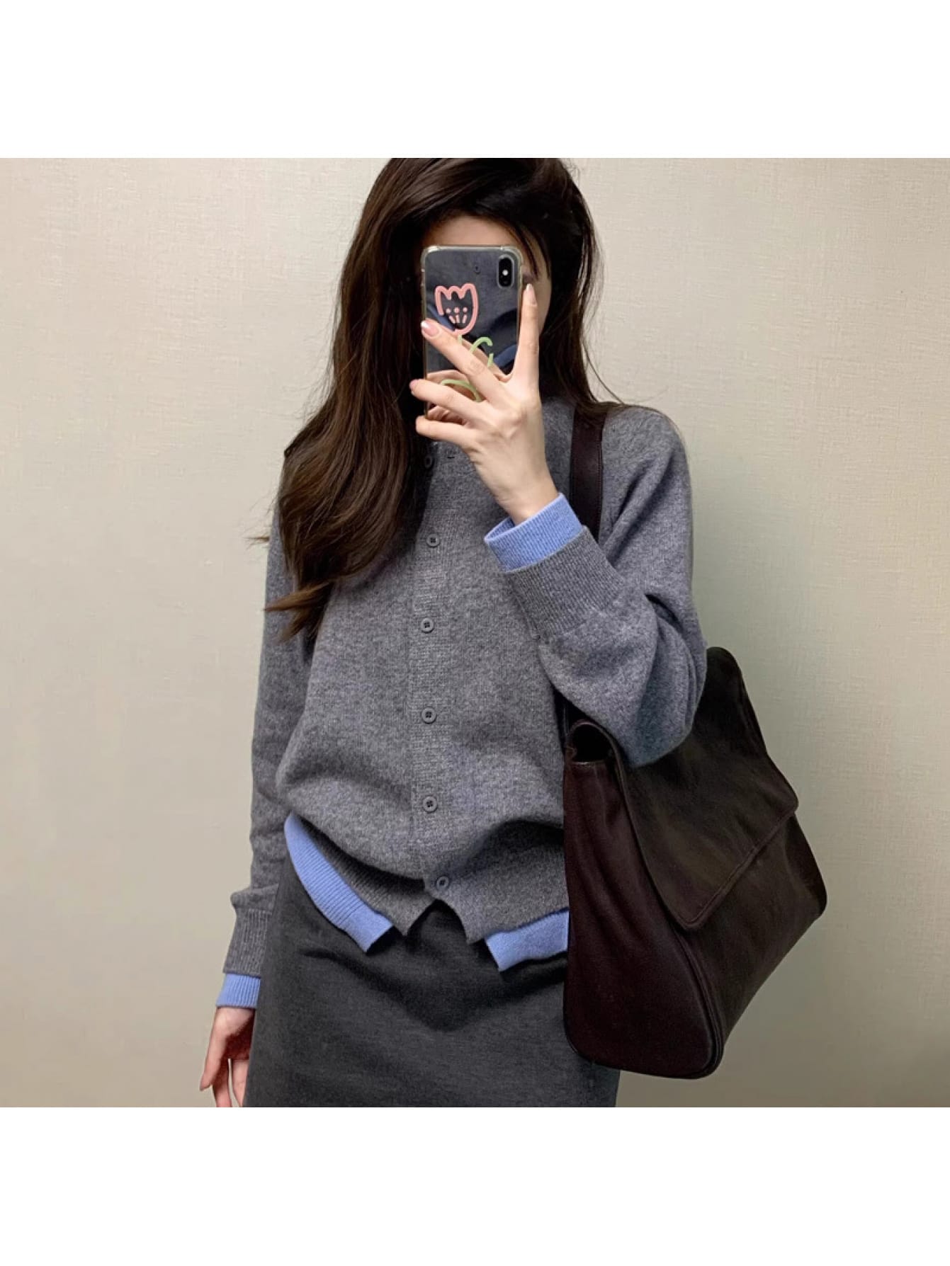 【全店30％OFF引き換え証】【重ね着風】ジレー レディース 編み物 スウェーター フェイクレイヤード トップス 労働者の一団のど首 丸首 リブニット 長袖 バイ色合い 色彩設計 うつり変わり 羽織り 前食い違い 体型押しかぶせる 着痩せ 細押し出し 通い 執務室 心地よい