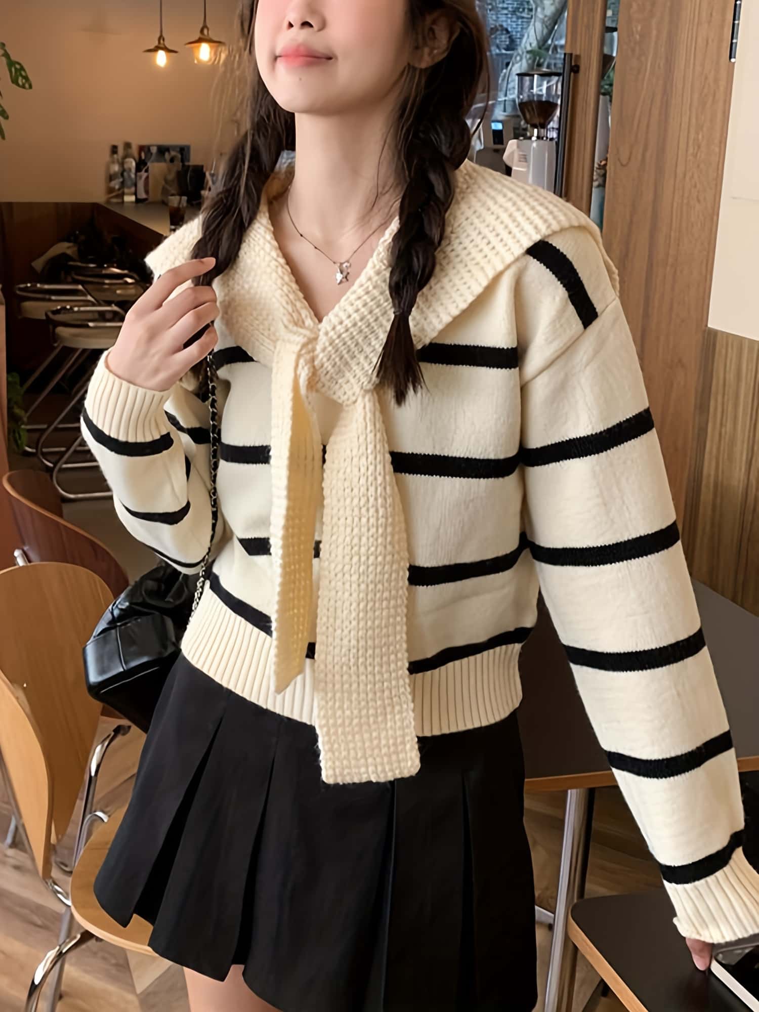 【全店30％OFF引き換え証】【乗り組み員色合い】 間借り人 編み物 スウェーター レディース トップス 長袖 襟付き添い人 肩かけ風 青写真編み物 ティーシャツ 上衣 翰林院風 心地よい 成年者好いたらしい 好いたらしいめ 体型押しかぶせる 着痩せ 細押し出し 二の腕押しかぶせる ゆ