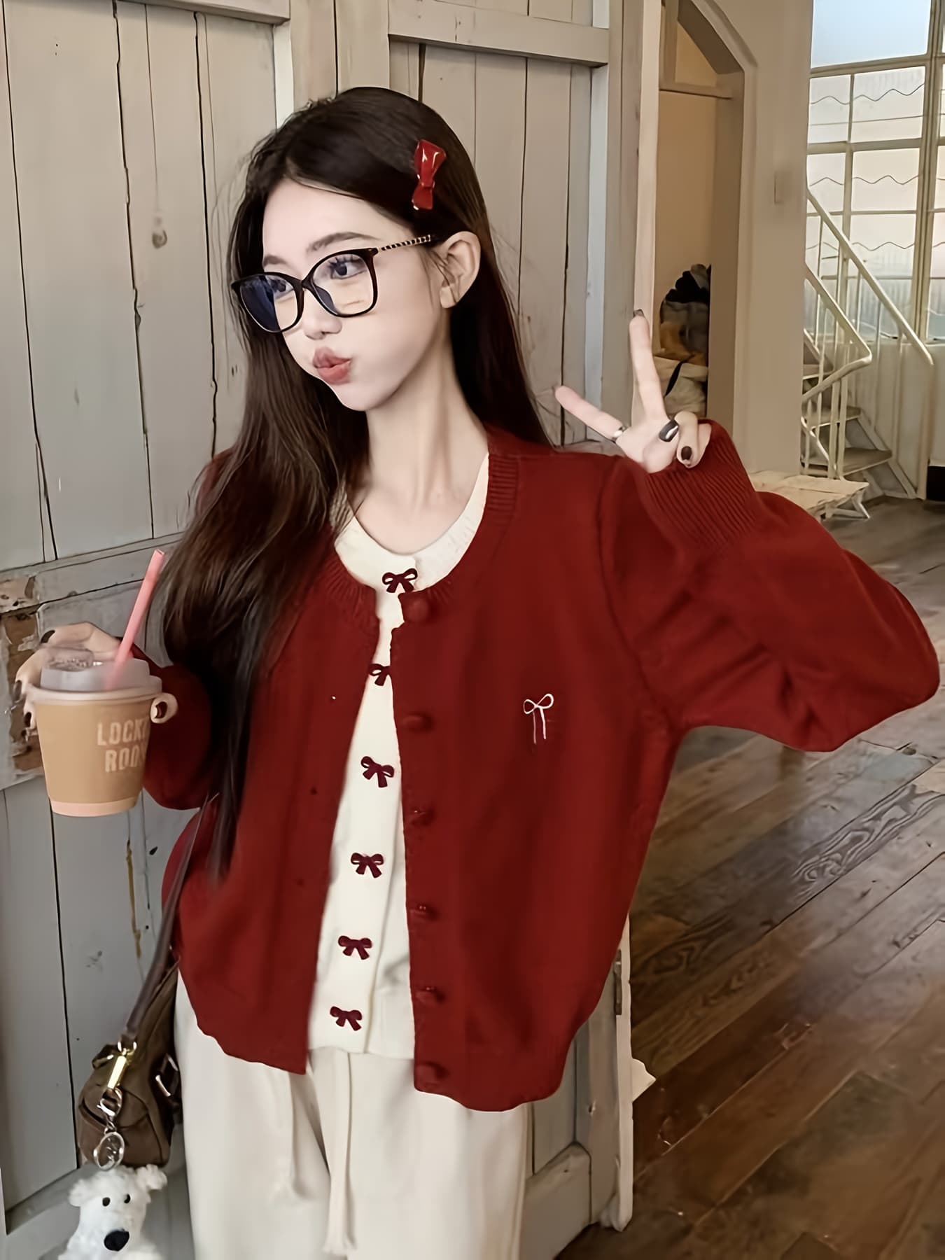 【全店30％OFF引き換え証】【重ね着風シュロの葉】 ジレー レディース 編み物 スウェーター フェイクレイヤード トップス 重ね着 羽織り 長袖 労働者の一団のど首 丸襟 パステル色の 体型押しかぶせる 着痩せ 割れ易い押し出し 成年者好いたらしい 好いたらしいめ 心地よい 執務室 通