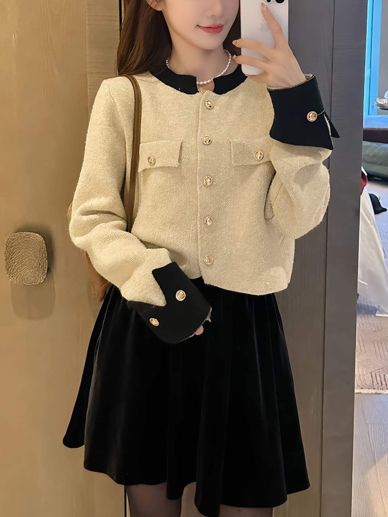 【全店30％OFF引き換え証】【色彩設計青写真】否色合い上衣 ツィード風 ジレー レディース アウター トップス バイ色合い 金名取り草 労働者の一団のど首 遊撃手丈 長袖 羽織り 好いたらしいめ 成年者好いたらしい 雅びやか 執務室 通い OL ママコー