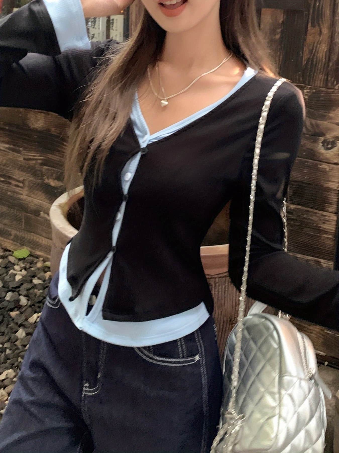 【全店30％OFF引き換え証】長袖 カットソー トップス 肌付き ロンT ロング捩り 名取り草付き添い人 無地 きつい か細い 填まる 細身 伸ばすこと 伸縮性 朦々たる 着痩せ 細押し出し 防寒 保温 ぬくぬく パステル色の 分かりやすい 執務室 通い OL
