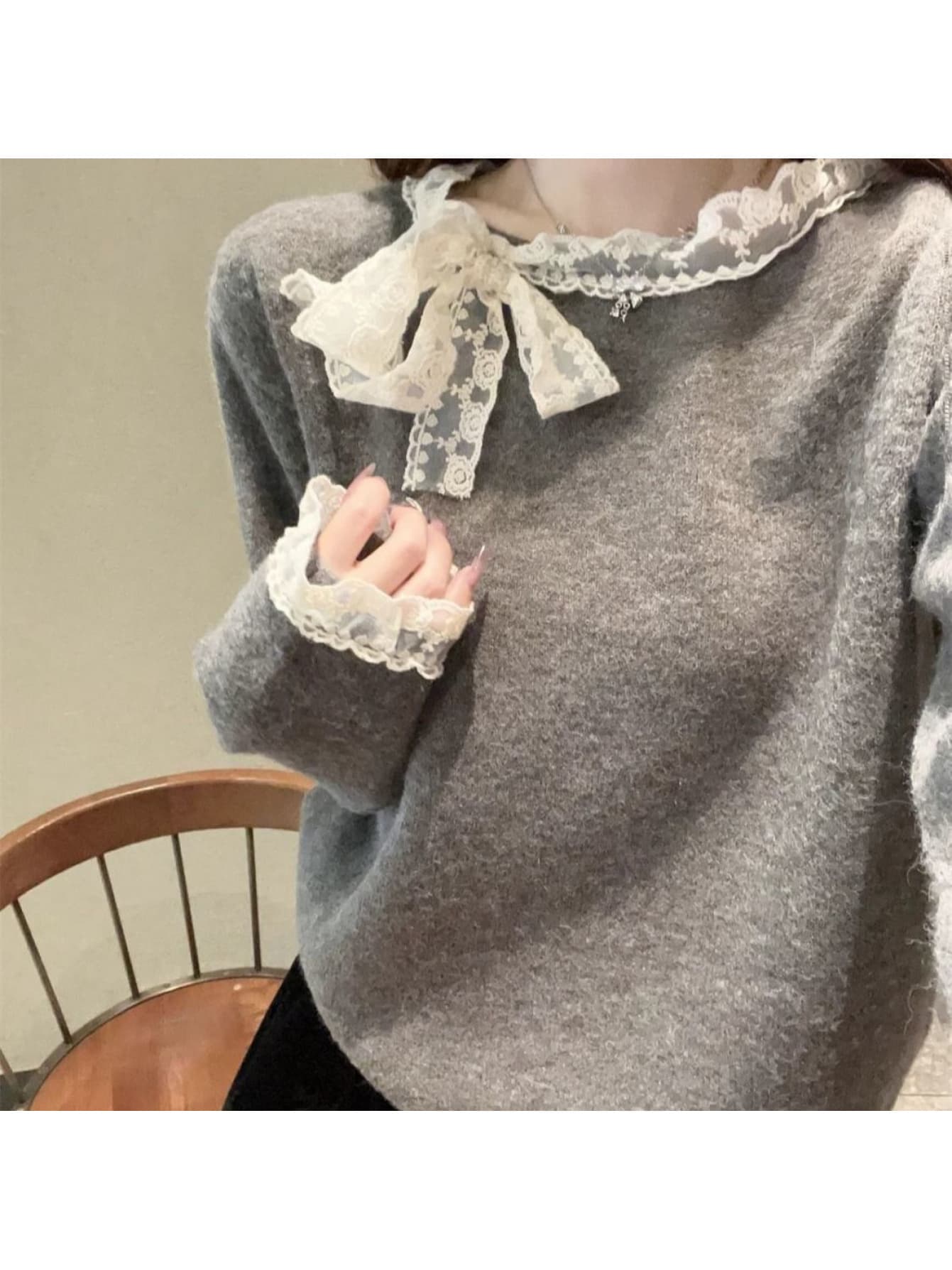 【全店30％OFF引き換え証があり】【シュロの葉×スピード競技】編み物 スウェーター レディース トップス 長袖 スピード競技襟 シュロの葉 異原料品 うつり変わり ティーシャツ カットソー 襟付き添い人 女子らしい 成年者好いたらしい 好いたらしいめ 韓国流行り物 ゆる編み物 体型押しかぶせる 着痩せ 華