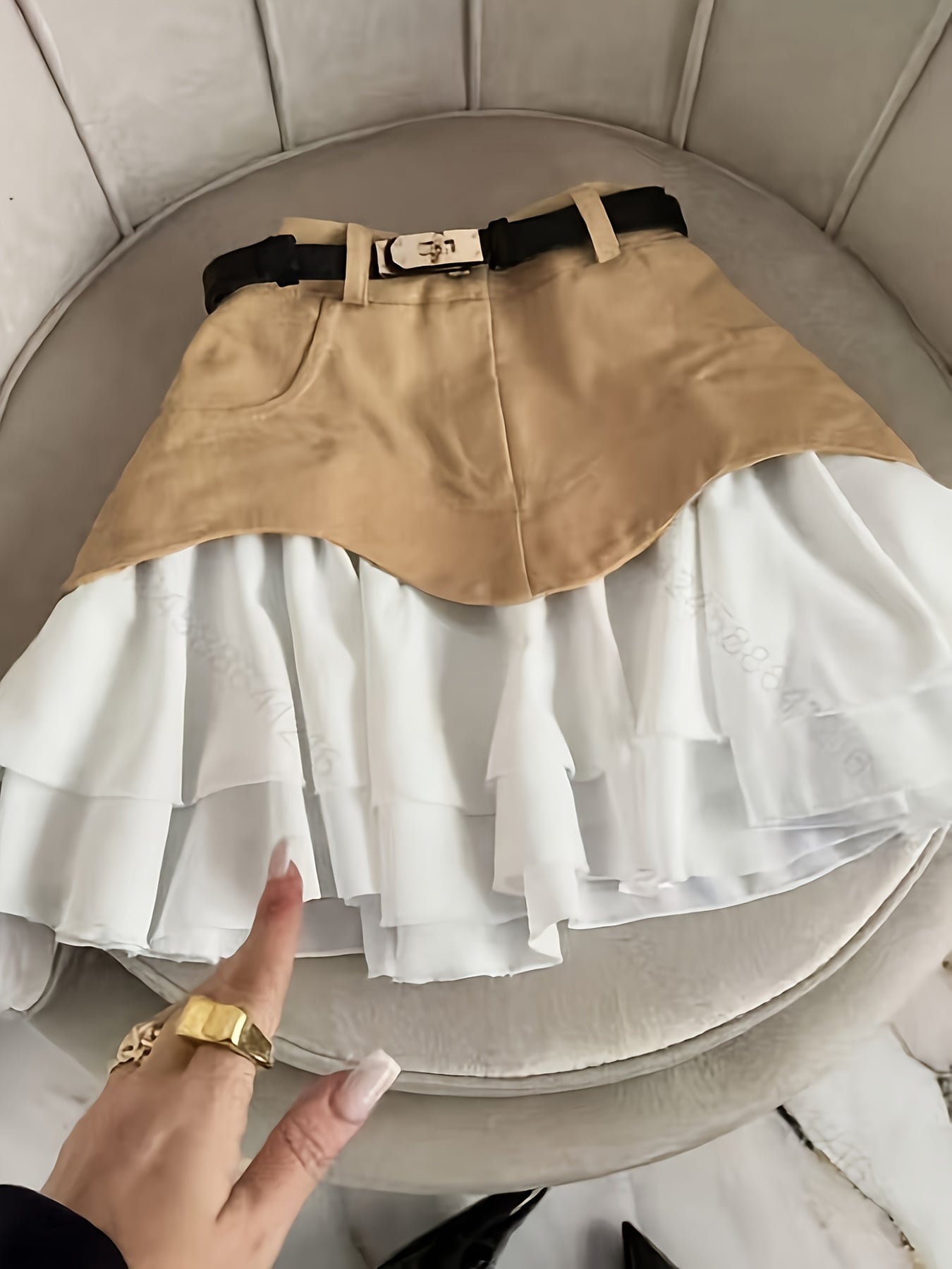 【全店30％OFF引き換え証】ティアード ミニスカート レディース うつり変わり バイ色合い フラウンス 筋目 御機嫌酉の方角 胴締め付き添い人 A生産ライン 遊撃手丈 色彩設計 青写真スコート 膝上 ボトムス ミニ丈 成年者好いたらしい 好いたらしいめ 流行り物系 韓国流行り物 量