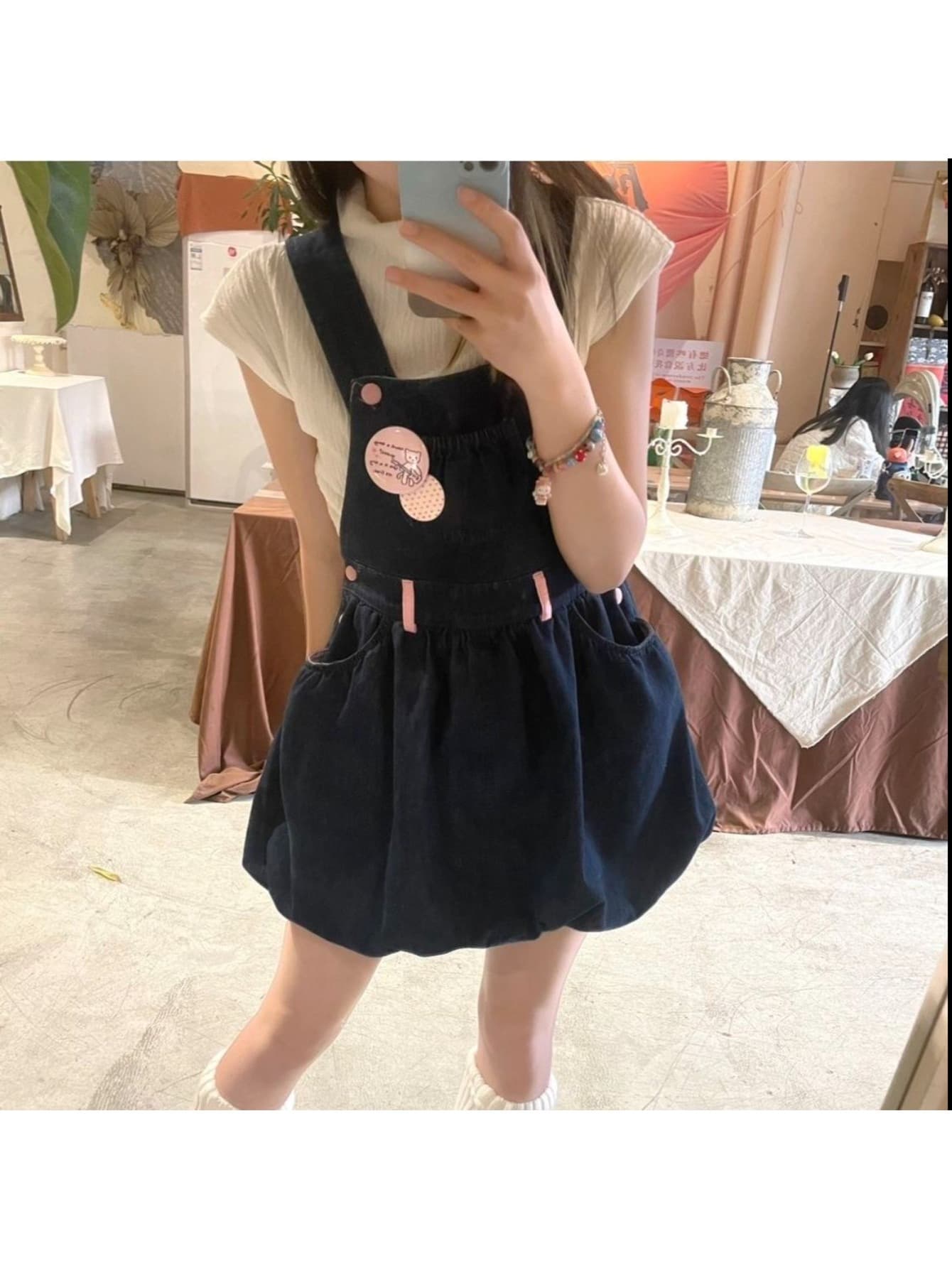 【今日このごろ制限事項、超買得30％OFFクーポン券、2度汐どき皆無】サロペットスカート ジーンズ 前掛けスコート レディース ジャンスカ ミニ丈 軽気球 チューリップ チュール 衣裳 御機嫌酉の方角 レトロ ガーリー 好いたらしい 成年者好いたらしい 心地好い 体