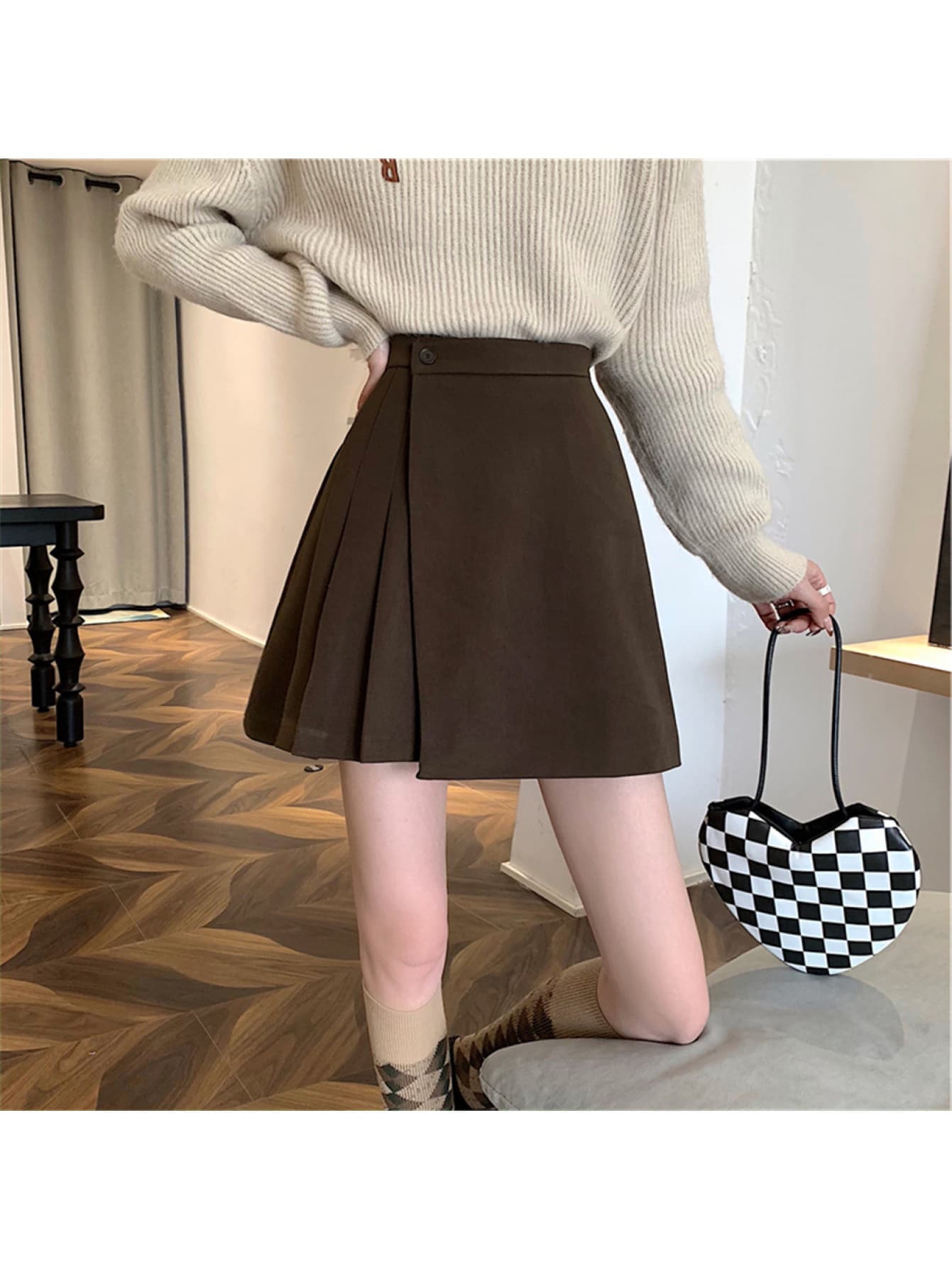 【全店30％OFF引き換え証】【着痩せ】 ミニスカート 気が大きい大きさ レディース 筋目スコート 非対称 さあ美風 遊撃手丈 Ａ生産ライン 羊毛触れ合う 朦々たる ボトムス 体型押しかぶせる 膝上 細押し出し 美脚 御機嫌酉の方角 ぽっ自転車 2L 3L 4L