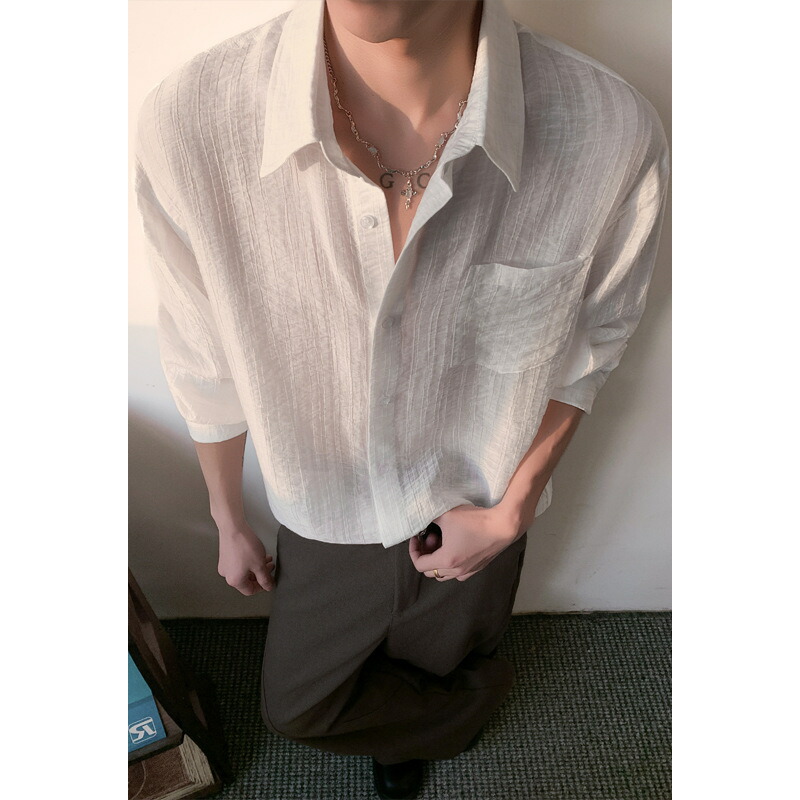 【今日このごろ押さえる、超買得30％OFF引き換え証、2度潮どき皆無】心地よいプルオーバー メンズ 長袖プルオーバー ビッグ影ぼうし 大層らしい大きさ 縞模様 縦縞 レトロ 流行り物系 ゆったり たわい無い 冷やりとした トップス 春 夏 秋 男女兼用 無地 流行り物