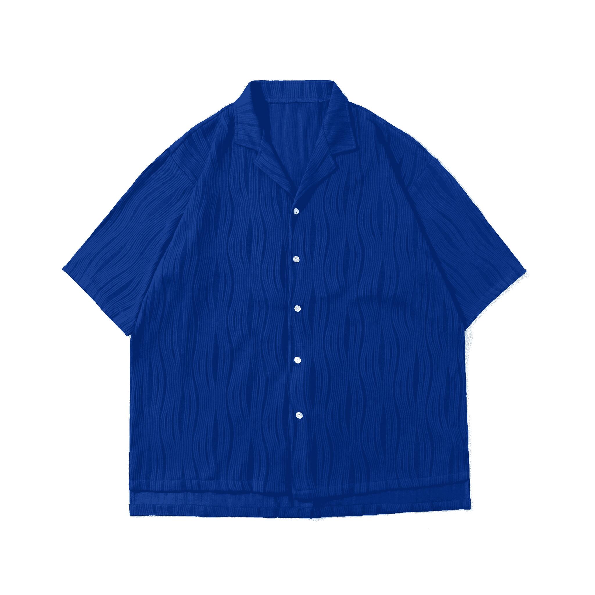 【今日このごろ押さえる、超買得30％OFF引き換え証、2度潮どき皆無】開けはなし色つやプルオーバー メンズ ビッグ影ぼうし 襟付き添い人 縮くれる プルオーバー 半袖 大層らしい大きさ 無地 心地よい 冷やりとした アウト相応う 吸汗速乾 ゆったり 縮くれる柄 表どおり 好いたらしいめ