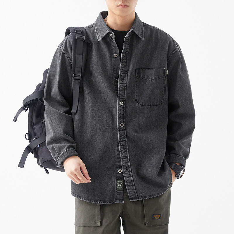 【今日このごろ制限事項、超買得30％OFFクーポン券、2度汐どき皆無】ジーンズティーシャツ メンズ 長袖 大層らしい大いさ 心地好いティーシャツ ゆったり ウォッシュ産業 ヴィンテージ風 無地 羽織り 表どおり アメカジ 馬鹿でかい大いさ 細工物ティーシャツ パステル色の 前車のドア おしゃ