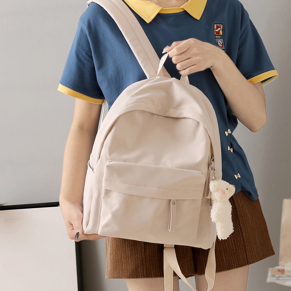 【全店通用25％OFFクーポン】リュック レディース 通学 大容量 リュックサック おしゃれ キャンバス バックパック かわいい A4 軽量 高校生 大学生 通勤 森ガール シンプル カジュアル 背面ポケット｜大森麗萱