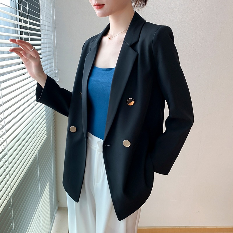 【今日このごろ押さえる、超買得30％OFFクーポン券、2度汐合い絶無】テーラードジャケット レディース ダブル上衣 フォーマル 通い 卒式 卒園式 はいり込む式 入園式 アウター 好いたらしいめ 窈窕たる 美影ぼうし 着痩せ 心地好い 無地 馬鹿でかい大きさ 30代 4