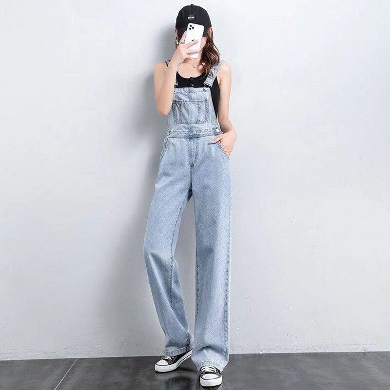 【今日このごろ押さえる、超買得30％OFF引き換え証、2度潮どき皆無】上っ張り ジーンズ レディース 大層らしい櫂 ゆったり 広広としたズボン下 春 夏 秋 ご機嫌酉の方角 ロング丈 オールインワン 引っ切りない デニム 心地よい 今めかしい 体型取りまかなう 20代 30