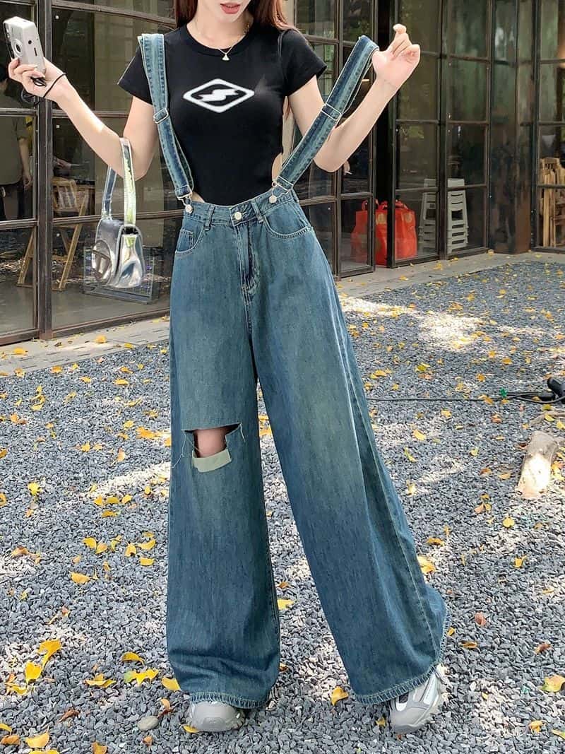 【今日このごろ押さえる、超買得30％OFF引き換え証、2度潮どき皆無】上っ張り ジーンズ レディース 大層らしい櫂 広広としたズボン下 不都合工業 デニム 引っ切りない ズボン下 衝突 ゆるカジ 春 夏 秋 オールインワン 吊りズボン下 繋ぎ ご機嫌酉の方角 体