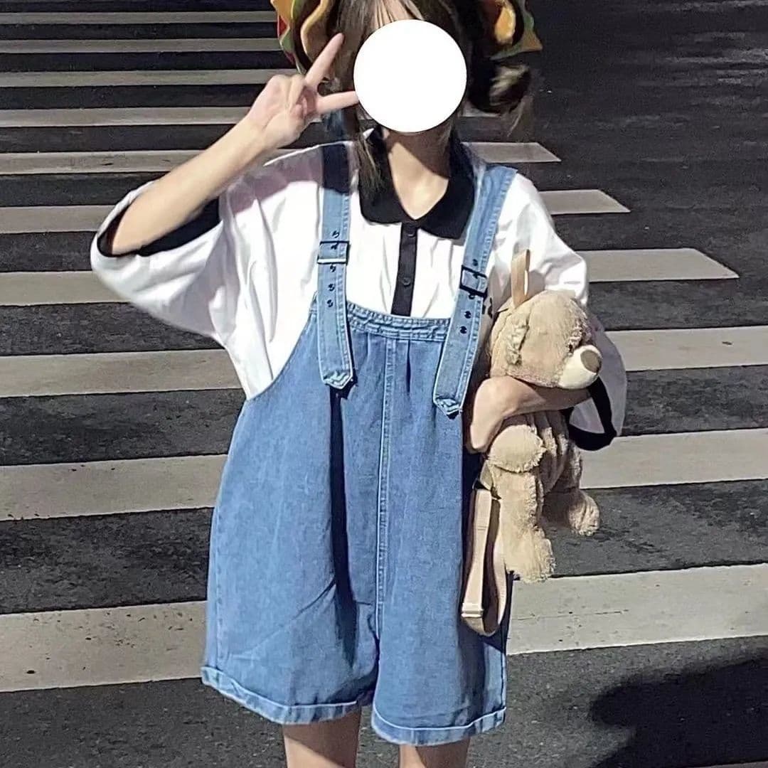 【今日このごろ押さえる、超買得30％OFF引き換え証、2度潮どき皆無】上っ張り ジーンズ 遊撃手ズボン下 レディース ゆったり 流行り物 デニム さる股引き オールインワン 春 夏 心地よい 今めかしい 体型取りまかなう ご機嫌酉の方角 点火装置青碧