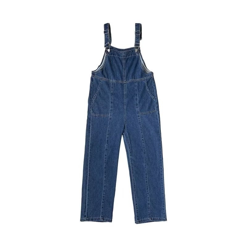 【今日このごろ押さえる、超買得30％OFF引き換え証、2度潮どき皆無】上っ張り レディース ジーンズ 大層らしい櫂 広広としたズボン下 上っ張り ゆったり ご機嫌酉の方角 着痩せ 細工物ズボン下 吊りズボン ジーパン 表どおり 心地よい 成年者好いたらしい ロングズボン下