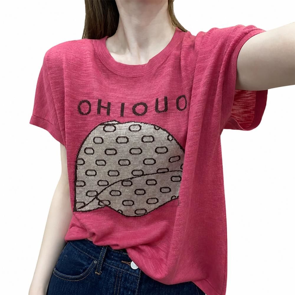 【今日このごろ制限事項、超買得30％OFFクーポン券、2度汐どき皆無】ティーシャツ レディース 半袖 カットソー トップス 心地好い 刷り上げる 文字 平板 透け感 冷やりとした 通気性 ゆったり 体型取りまかなう 痩せ押し出し 今めかしい 夏